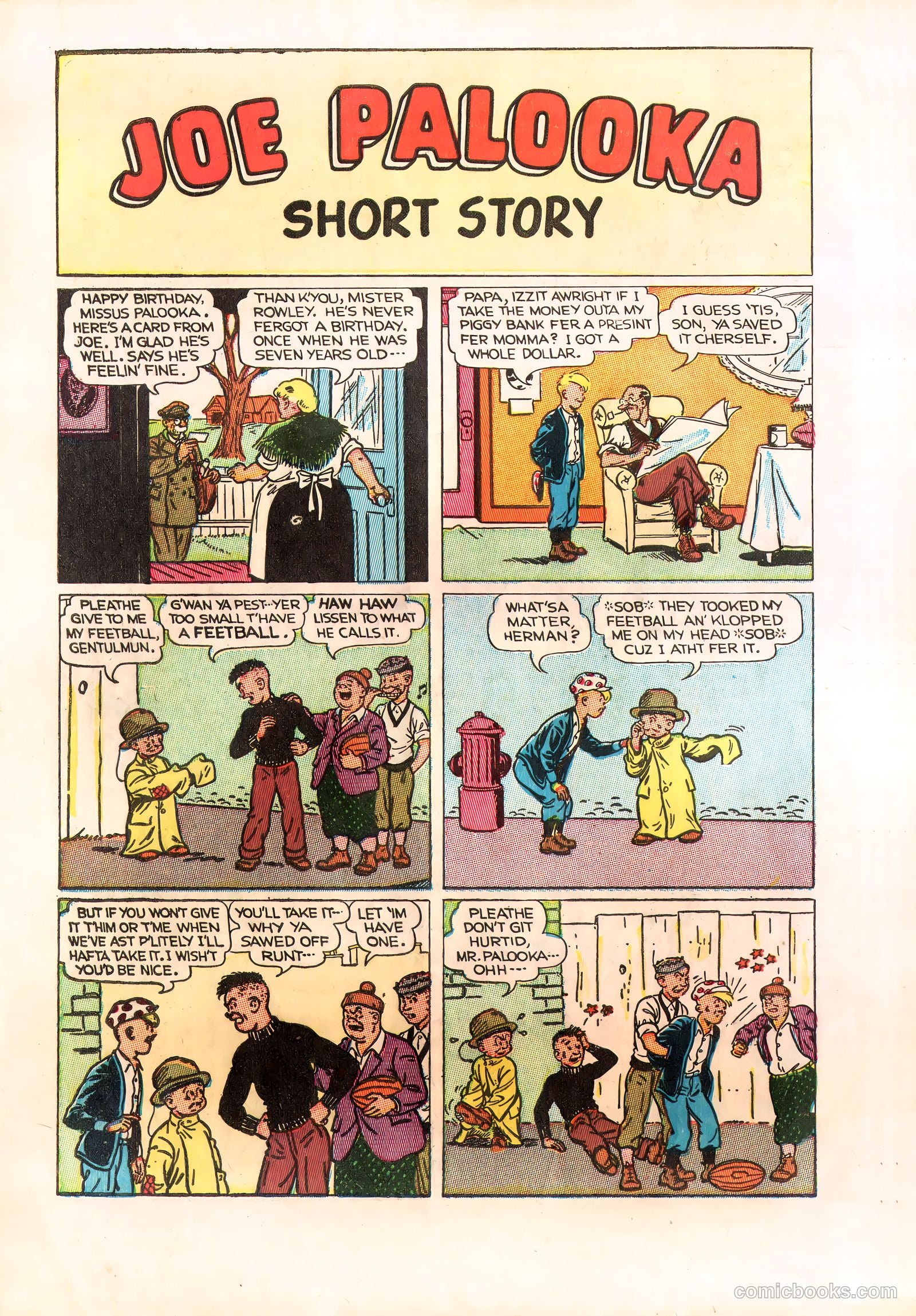 Joe Palooka Comics #1 (1945) — page 32 of 36