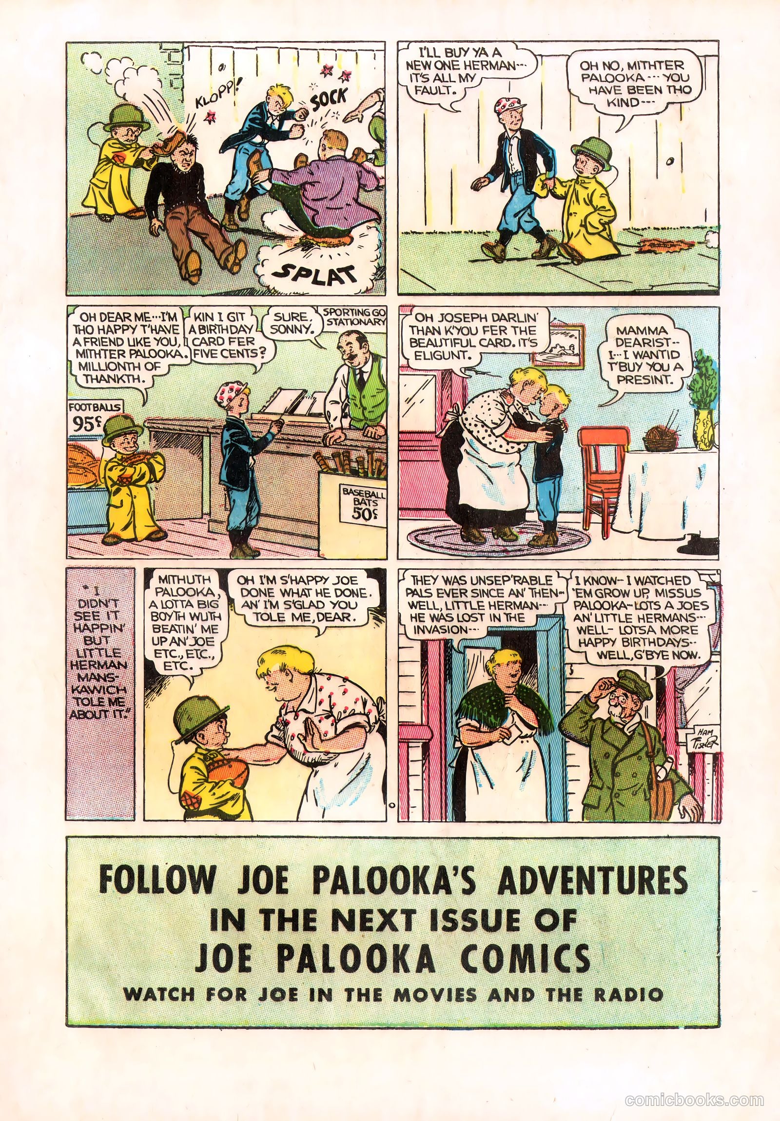 Joe Palooka Comics #1 (1945) — page 33 of 36