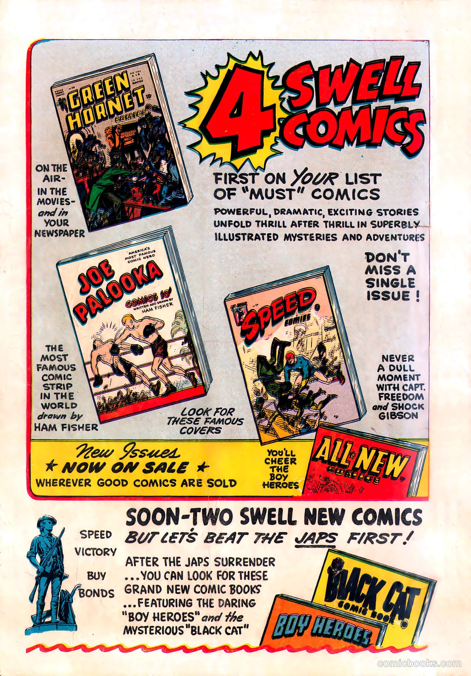 Joe Palooka Comics #1 (1945) — page 36 of 36
