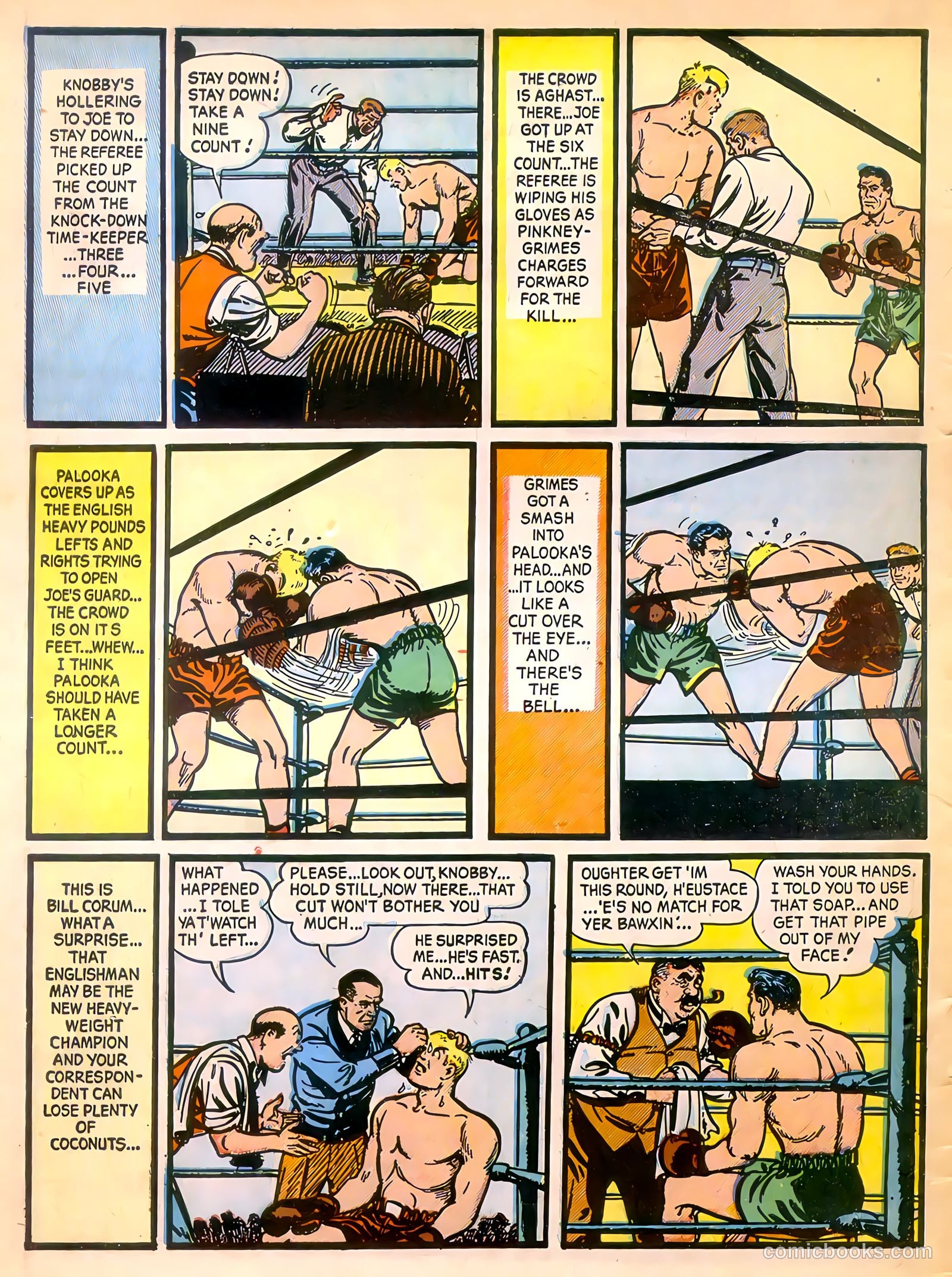 Joe Palooka Comics #42 (1950) — page 6 of 36