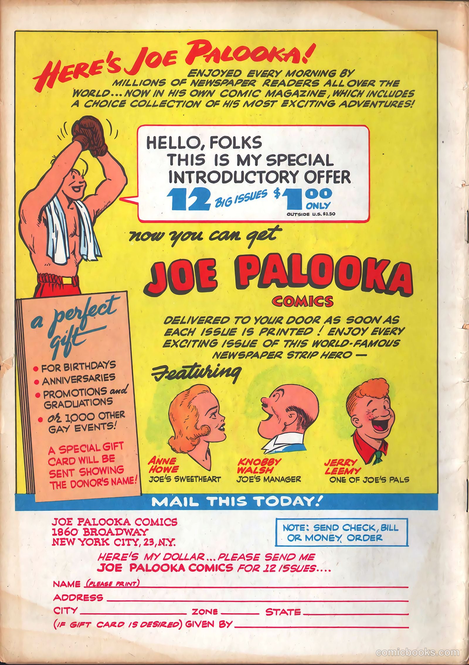 Joe Palooka #5 (1946) — page 53 of 53