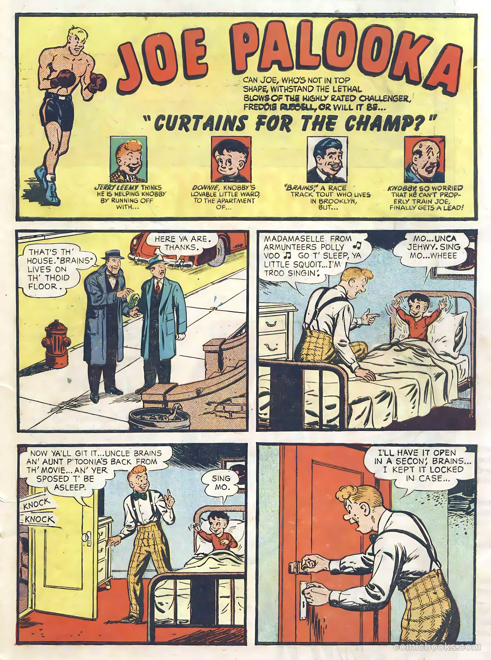 Joe Palooka #57 (1951) — page 3 of 36