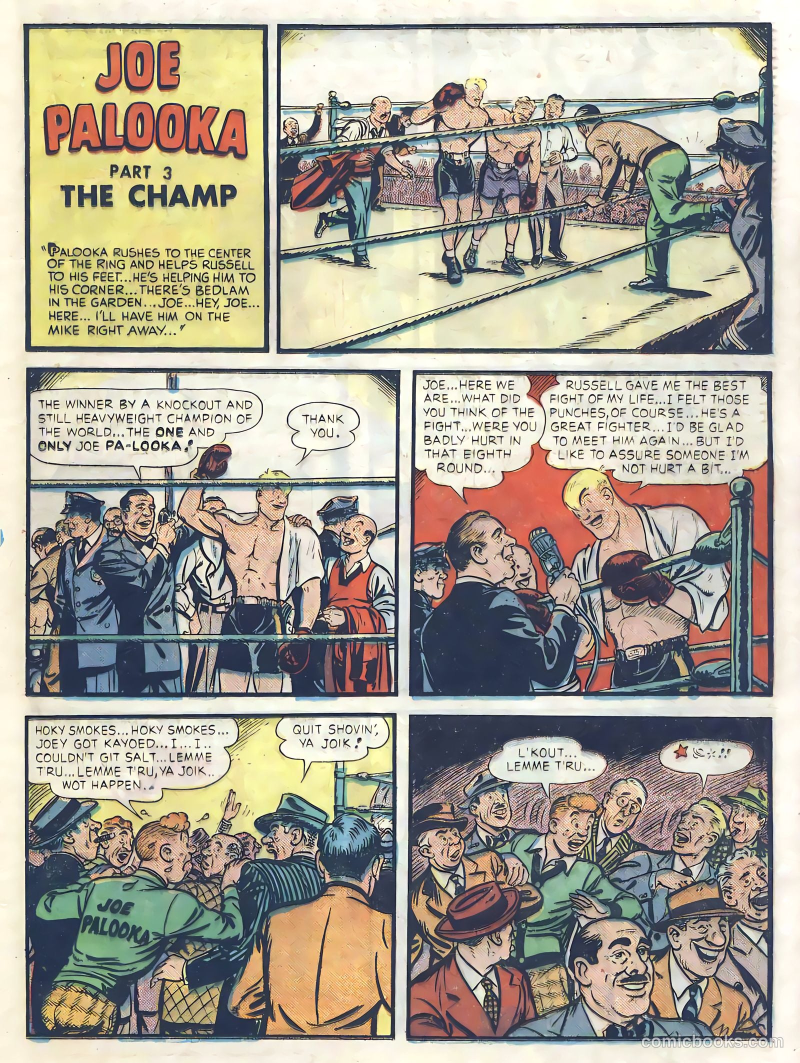 Joe Palooka #57 (1951) — page 21 of 36