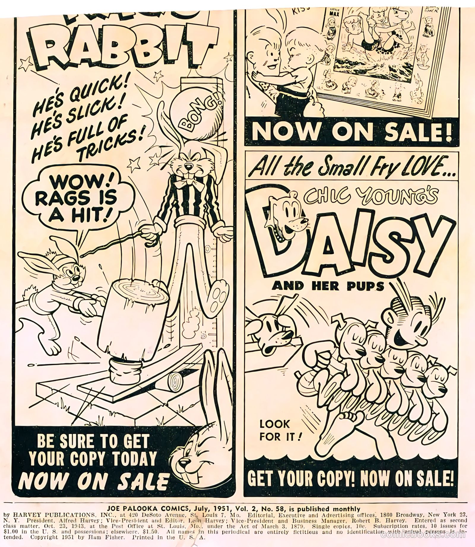 Joe Palooka Comics #58 (1951) — page 3 of 37