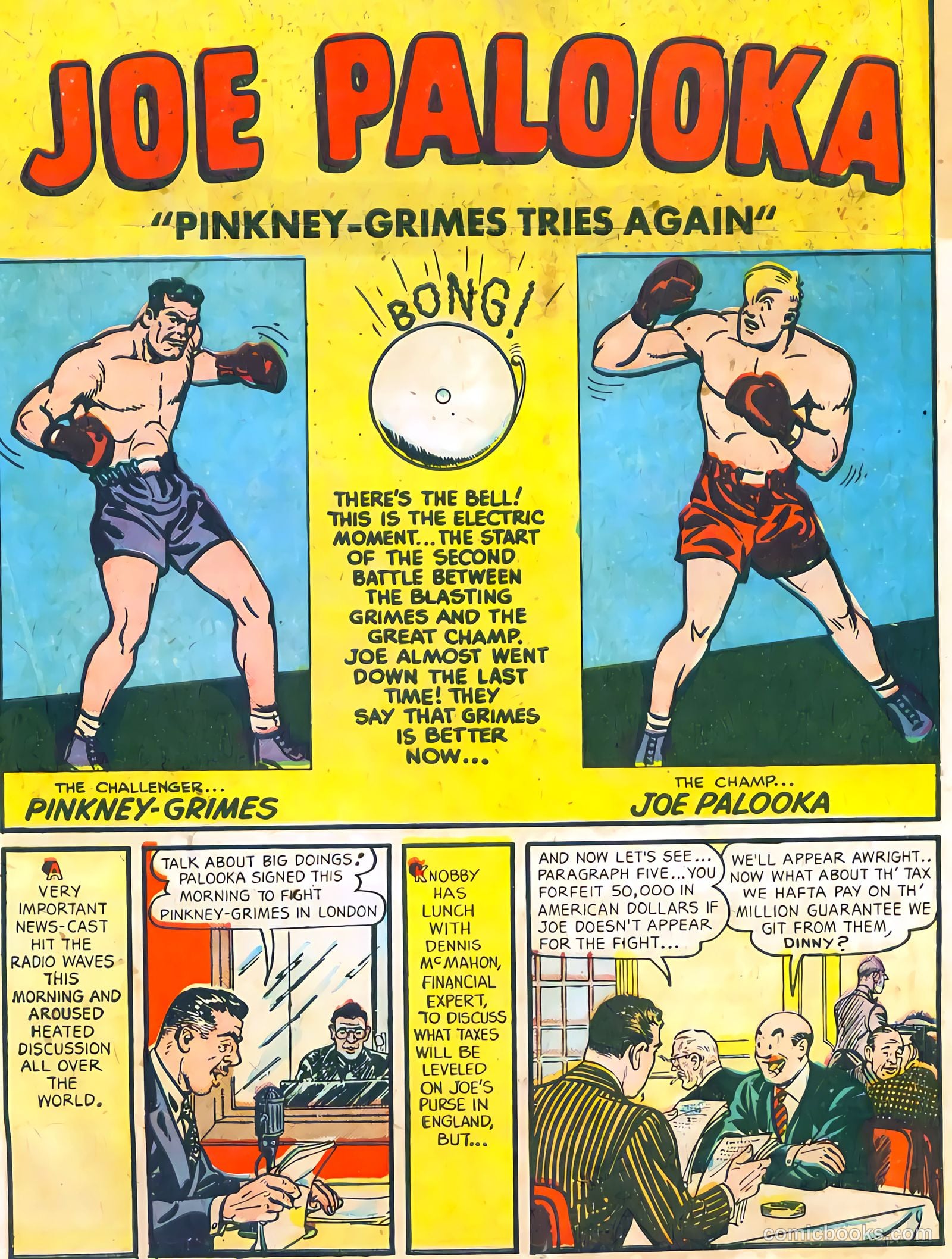 Joe Palooka Comics #58 (1951) — page 4 of 37