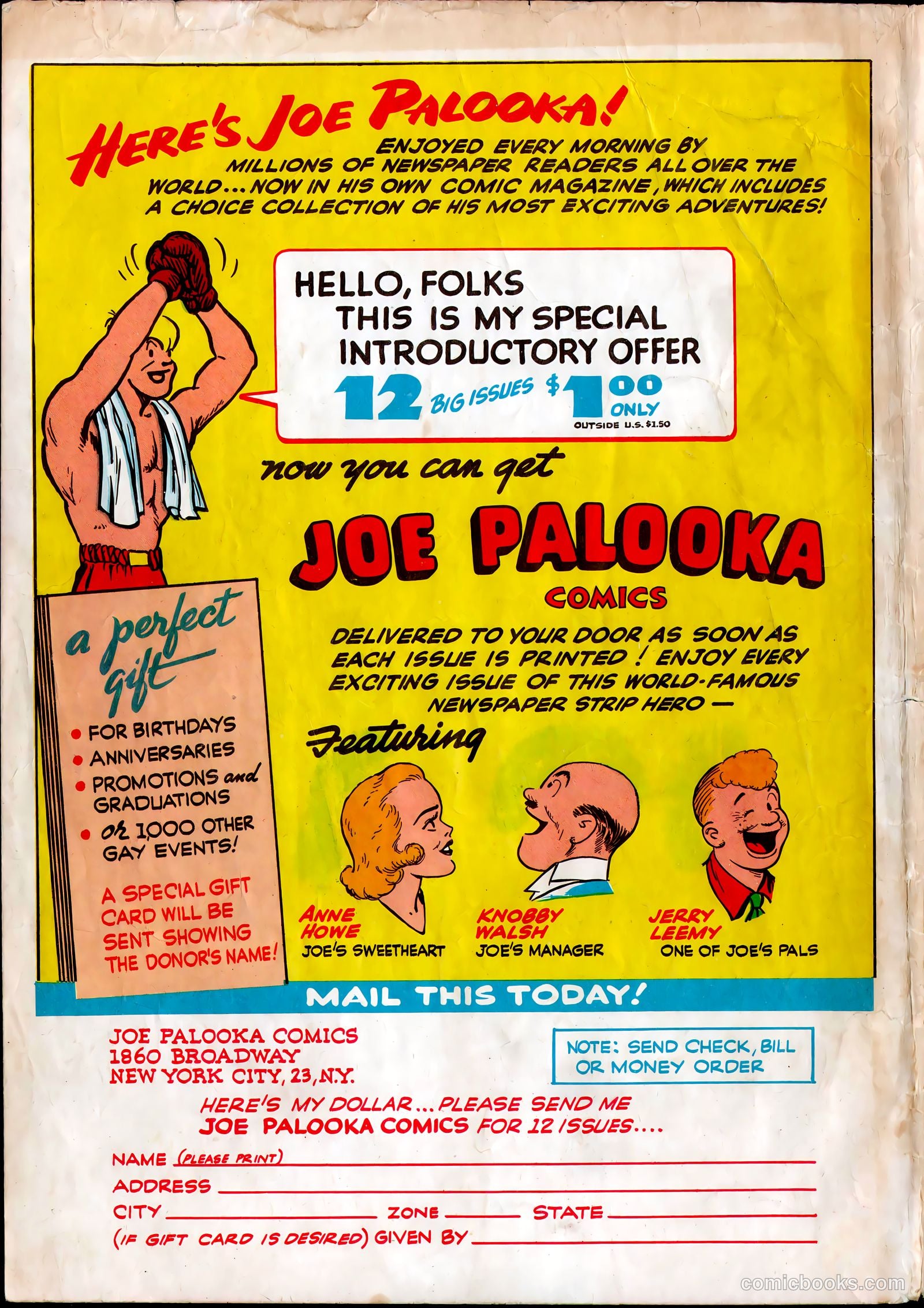 Joe Palooka #6 (1946) — page 52 of 52