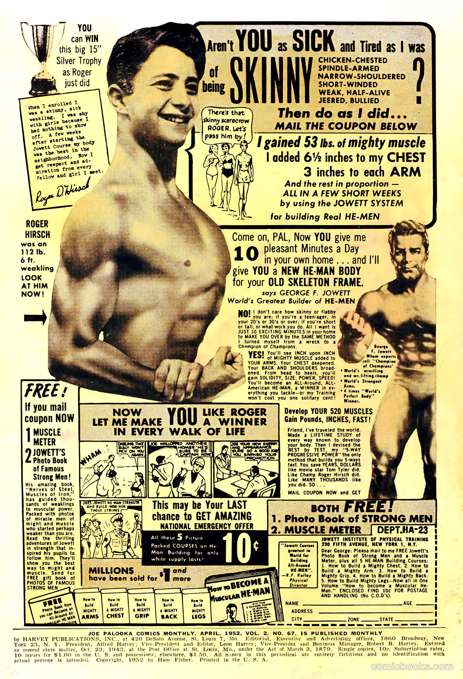 Joe Palooka Comics #67 (1952) — page 2 of 36