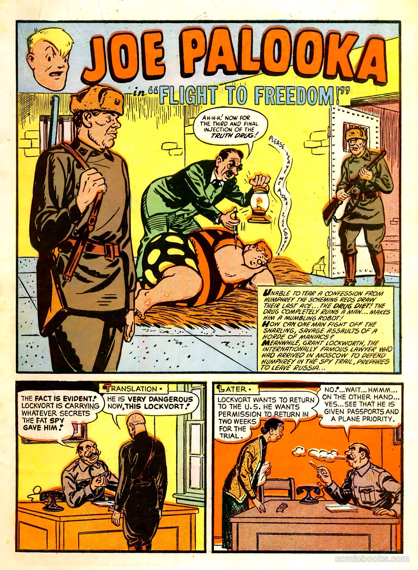 Joe Palooka Comics #67 (1952) — page 3 of 36
