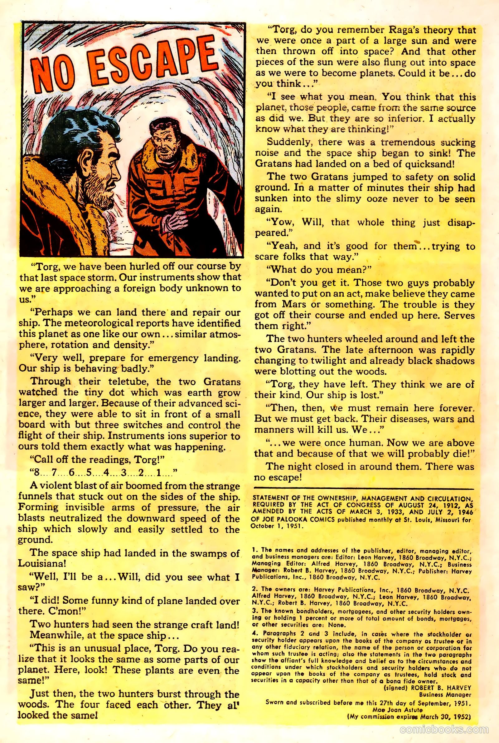 Joe Palooka Comics #67 (1952) — page 30 of 36