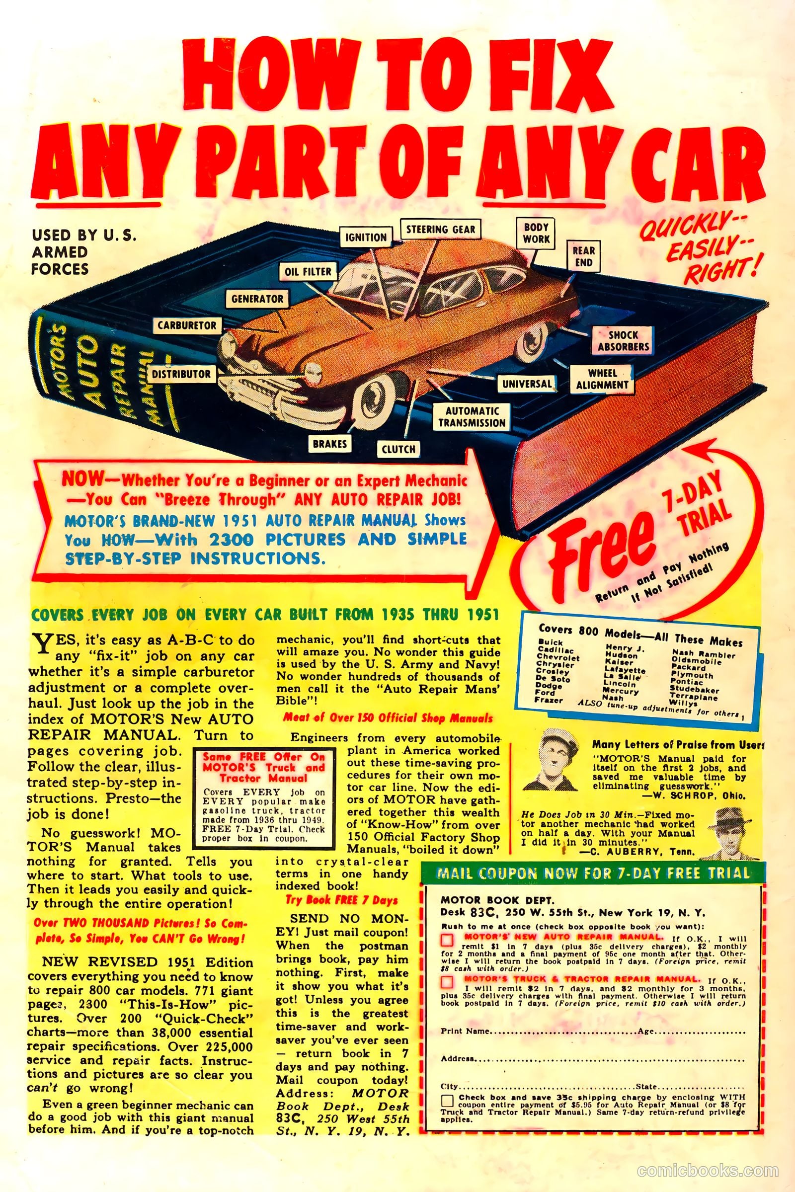Joe Palooka Comics #67 (1952) — page 36 of 36