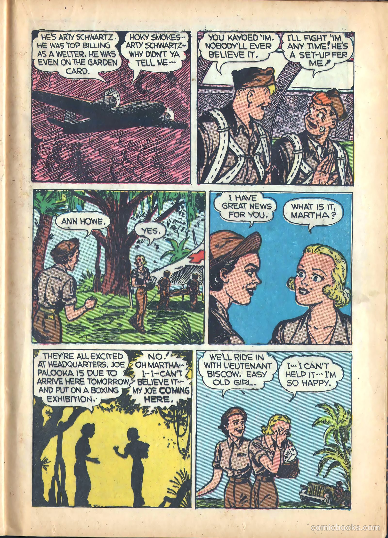 Joe Palooka Comics #7 (1946) — page 35 of 52