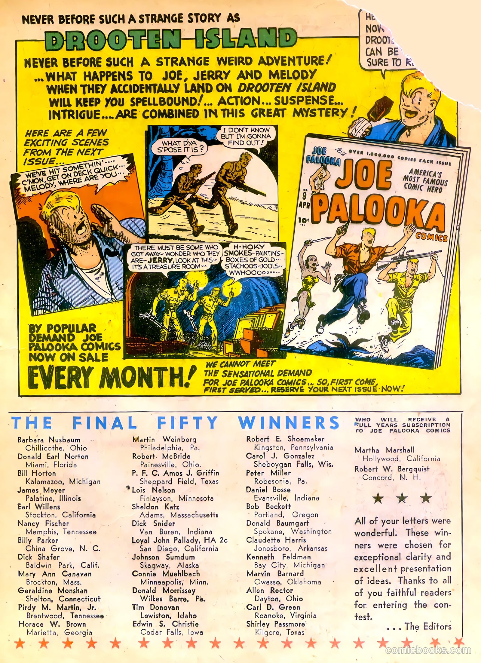 Joe Palooka #8 (1947) — page 35 of 52