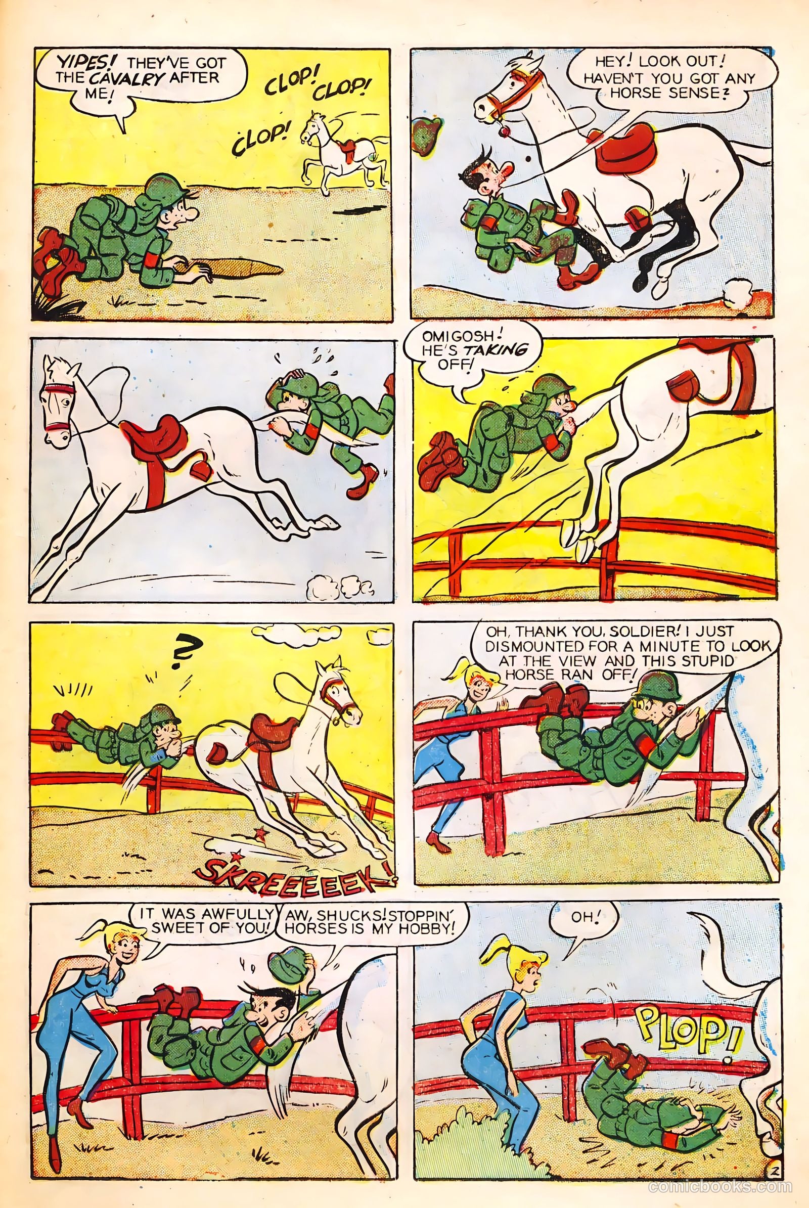 Joe Yank #13 (1953) — page 23 of 36