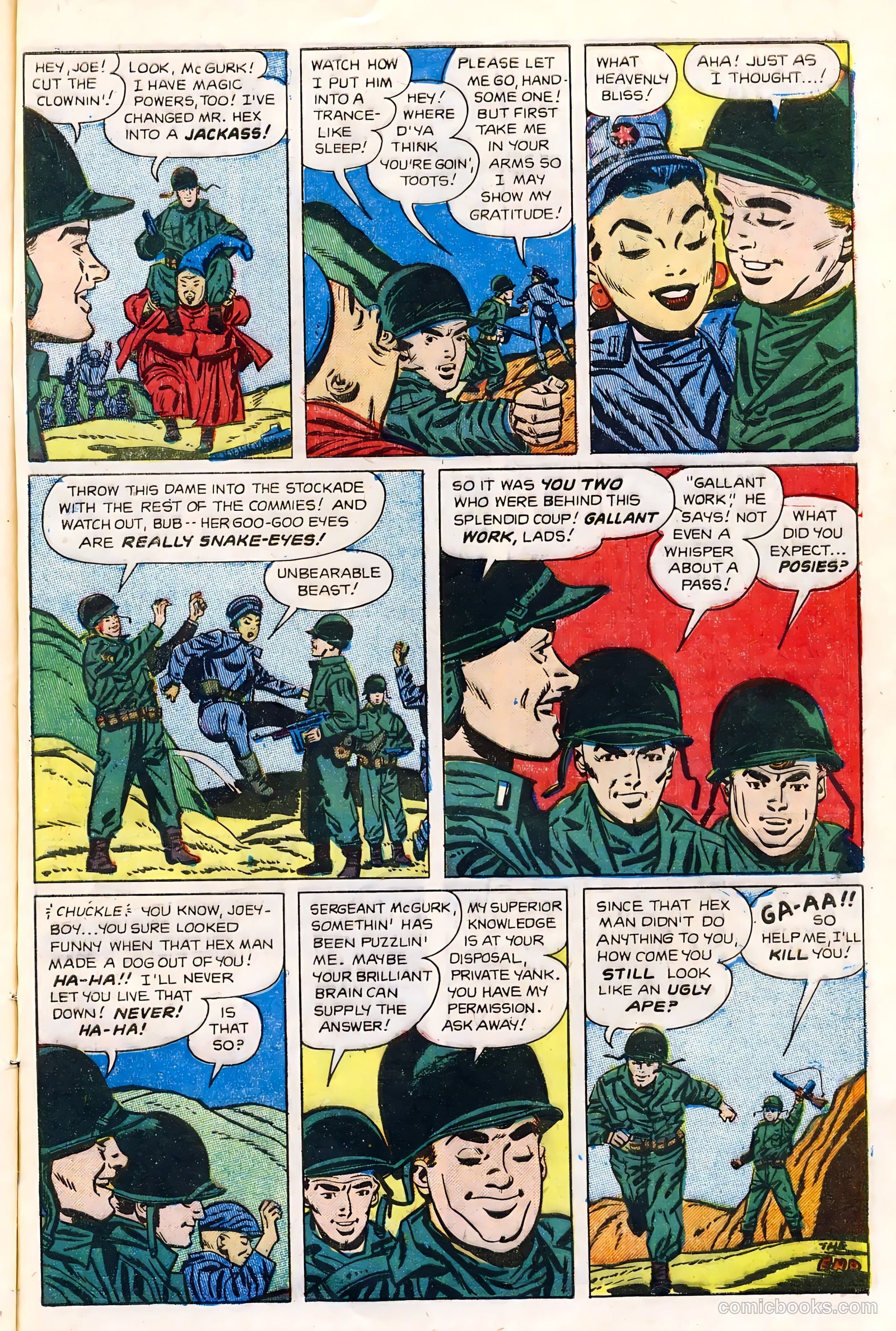 Joe Yank #8 (1952) — page 33 of 36