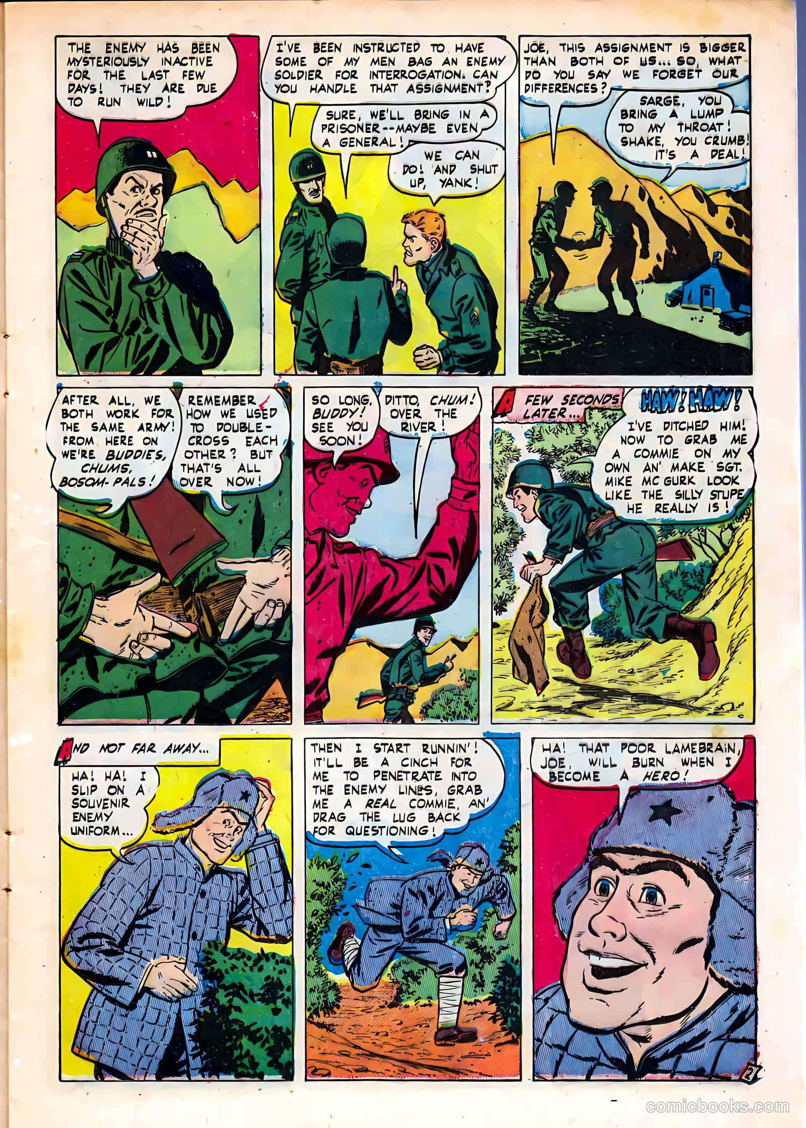 Joe Yank #9 (1952) — page 13 of 36