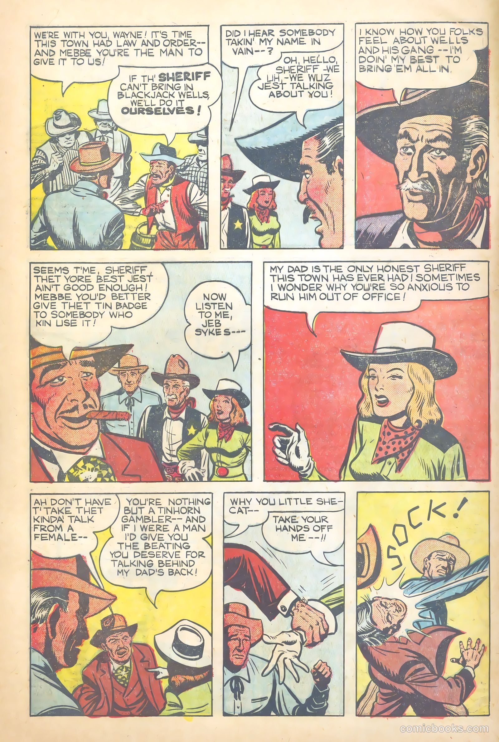 John Wayne Adventure Comics #1 (1949) — page 4 of 36