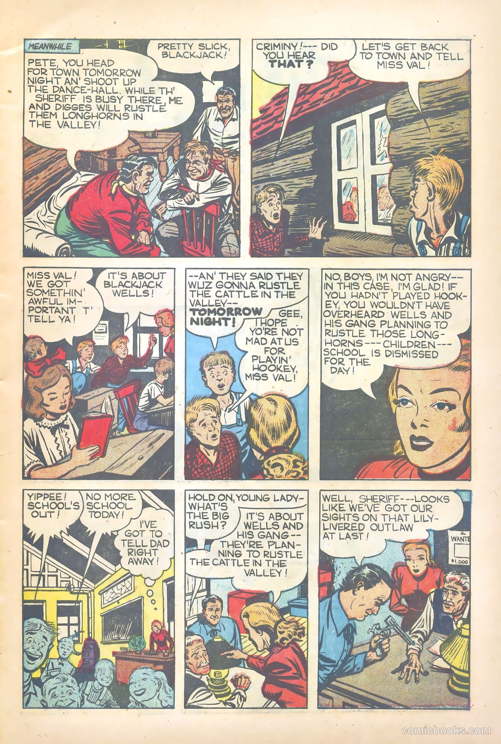John Wayne Adventure Comics #1 (1949) — page 7 of 36