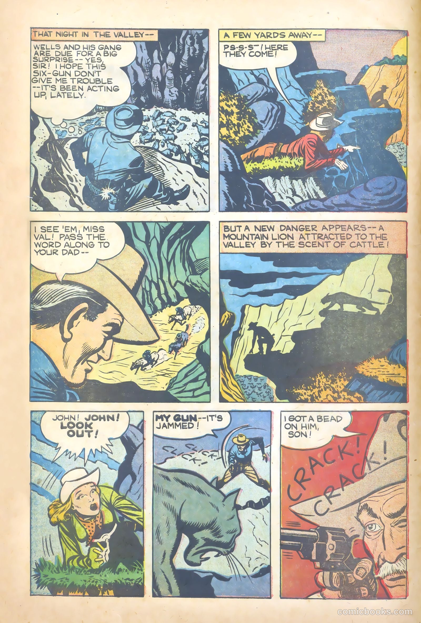 John Wayne Adventure Comics #1 (1949) — page 8 of 36