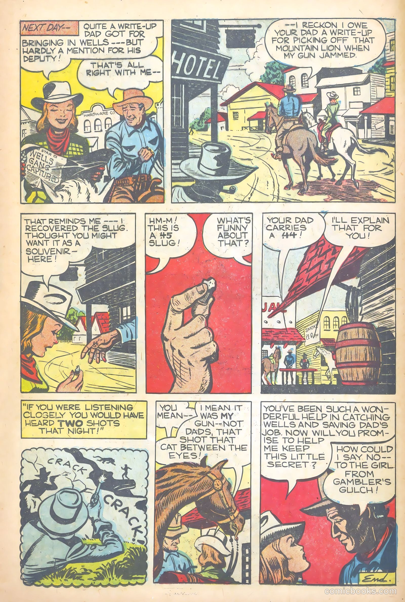 John Wayne Adventure Comics #1 (1949) — page 12 of 36