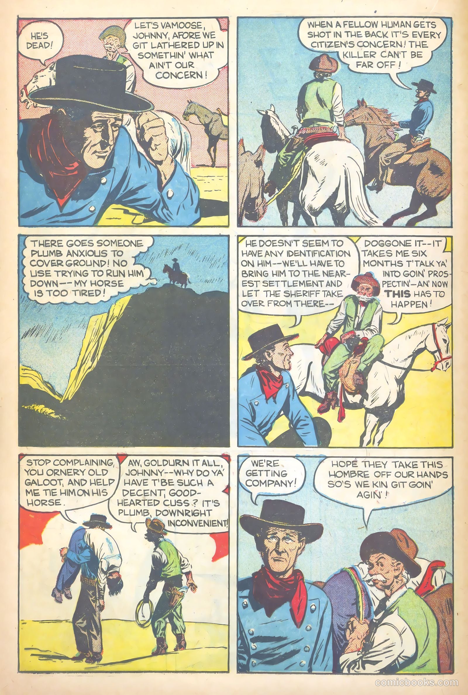 John Wayne Adventure Comics #1 (1949) — page 14 of 36