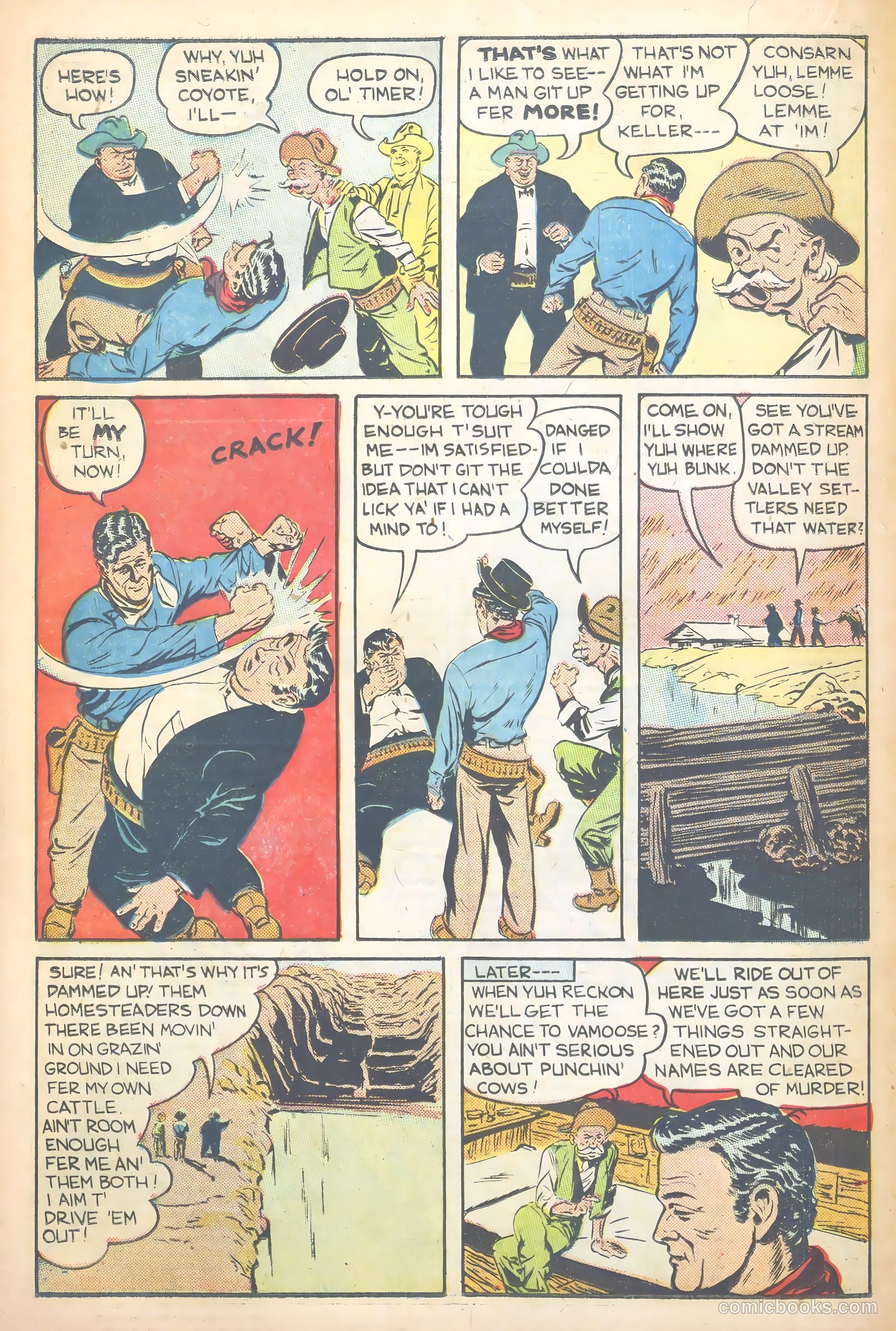John Wayne Adventure Comics #1 (1949) — page 18 of 36