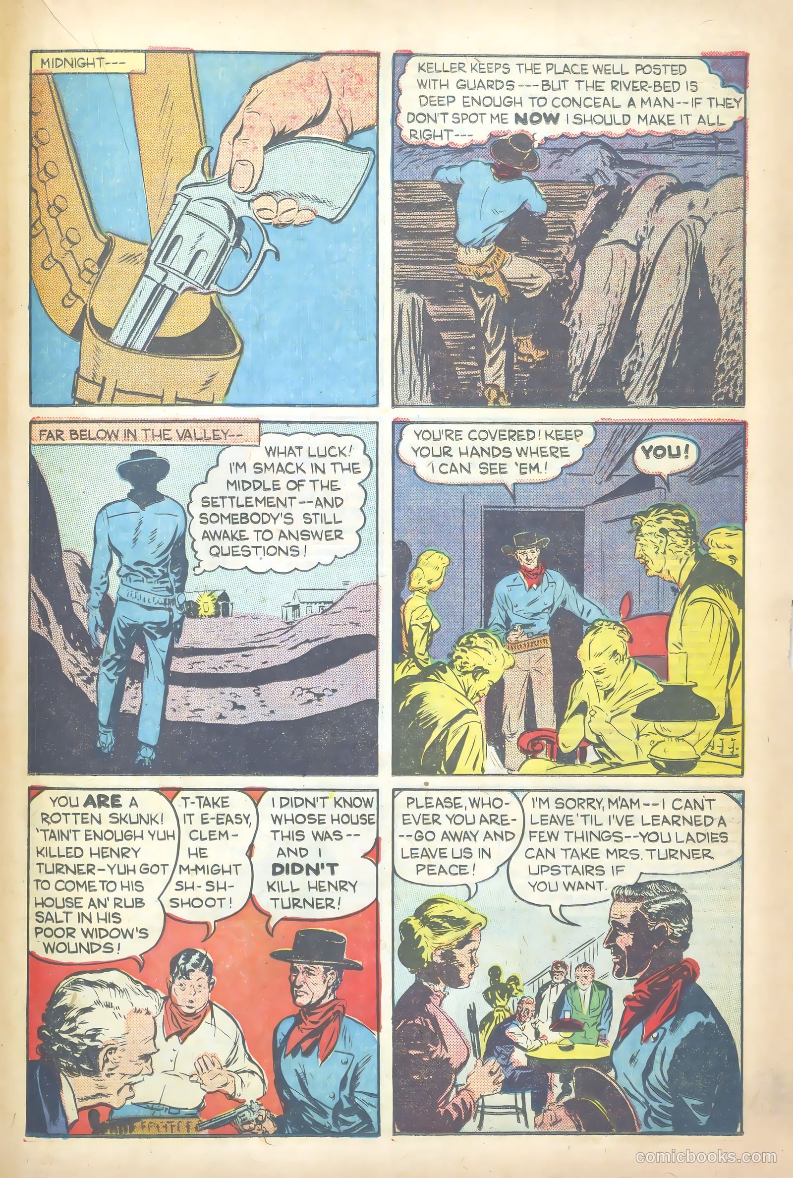 John Wayne Adventure Comics #1 (1949) — page 19 of 36