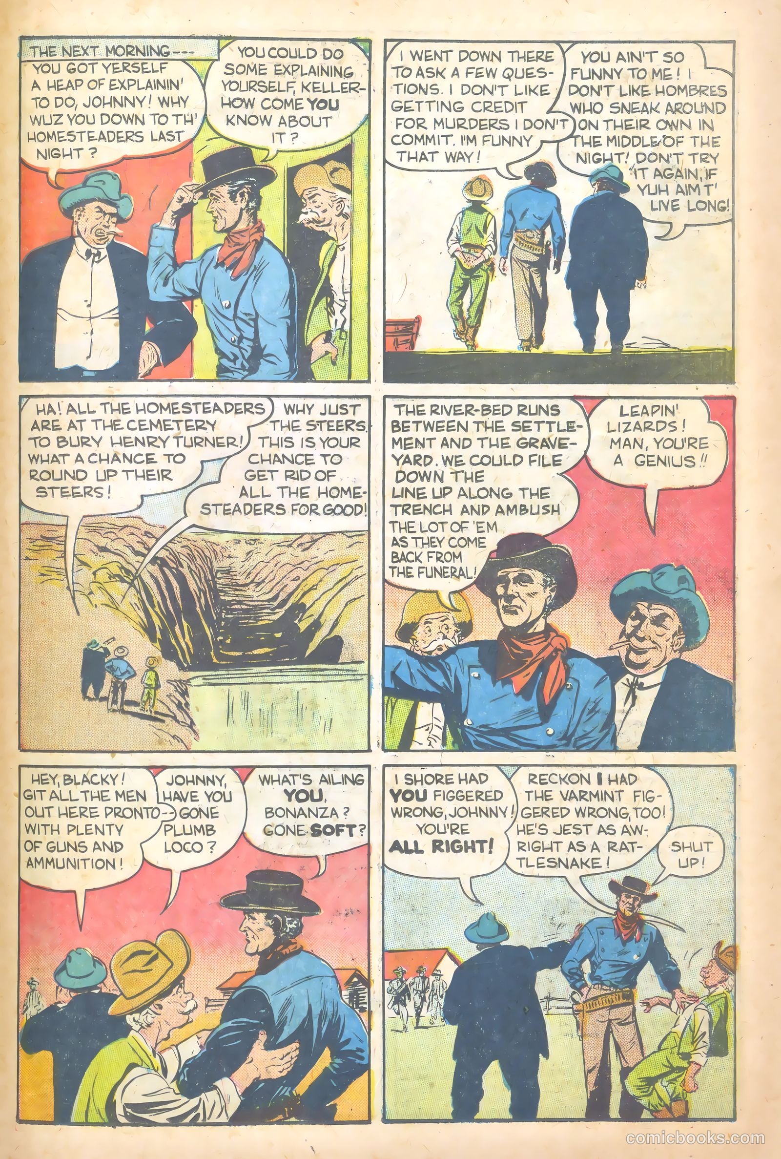 John Wayne Adventure Comics #1 (1949) — page 21 of 36