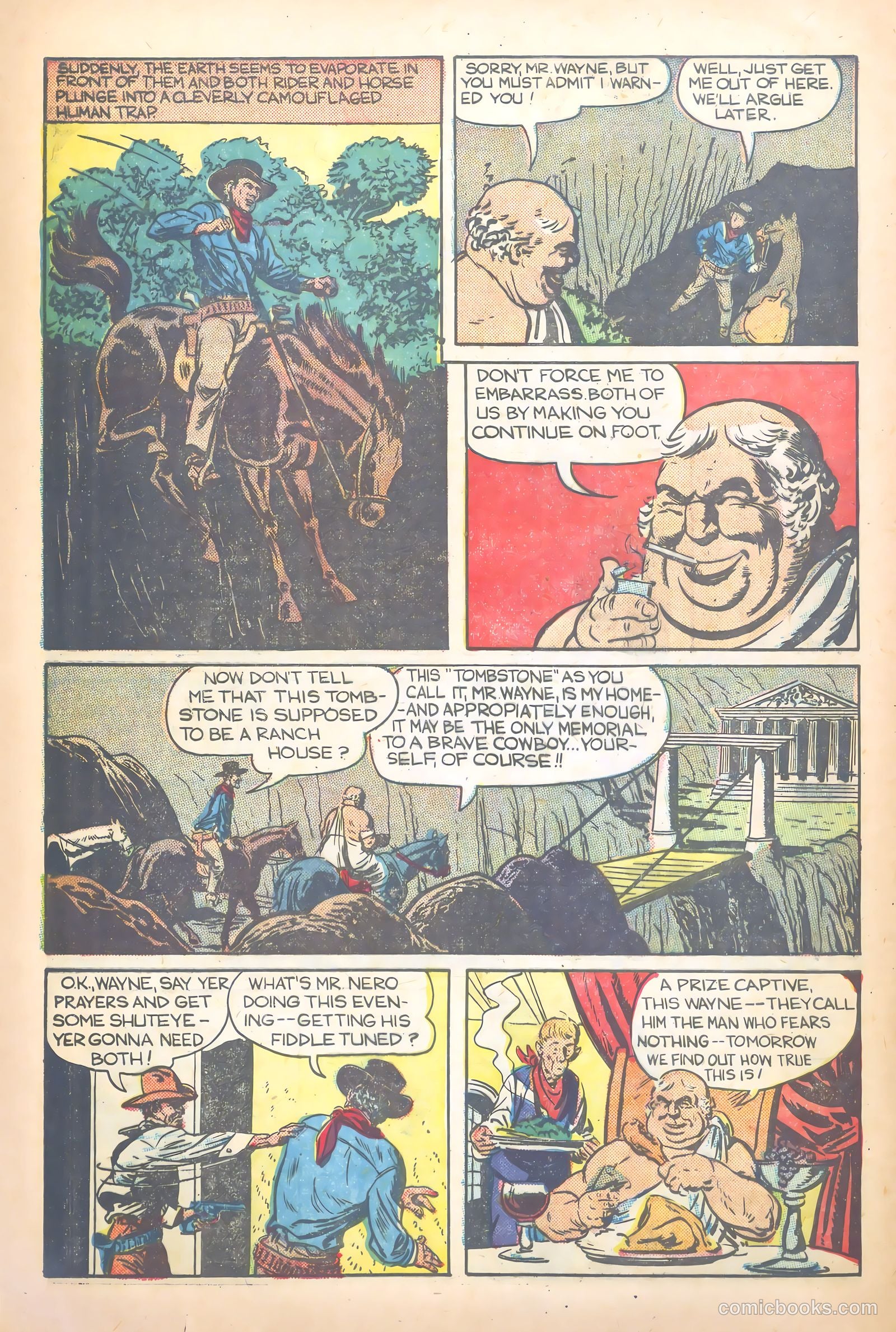 John Wayne Adventure Comics #1 (1949) — page 28 of 36