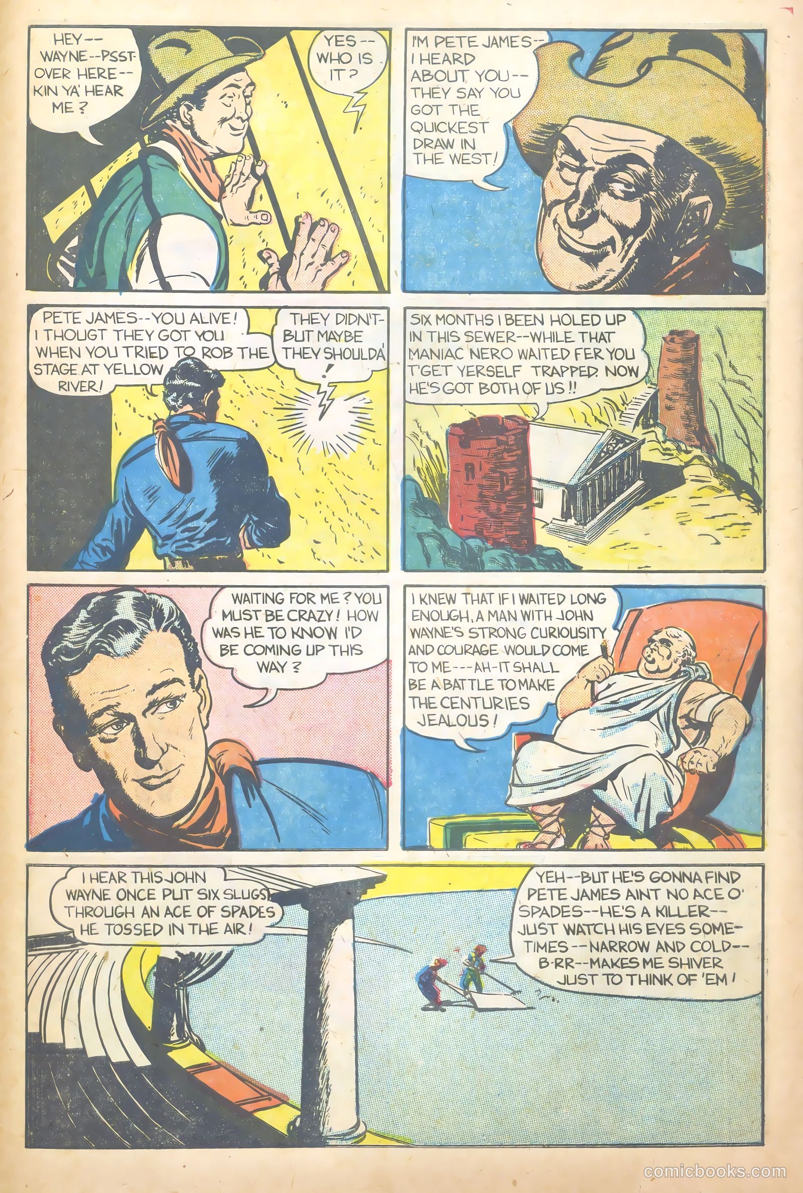 John Wayne Adventure Comics #1 (1949) — page 29 of 36