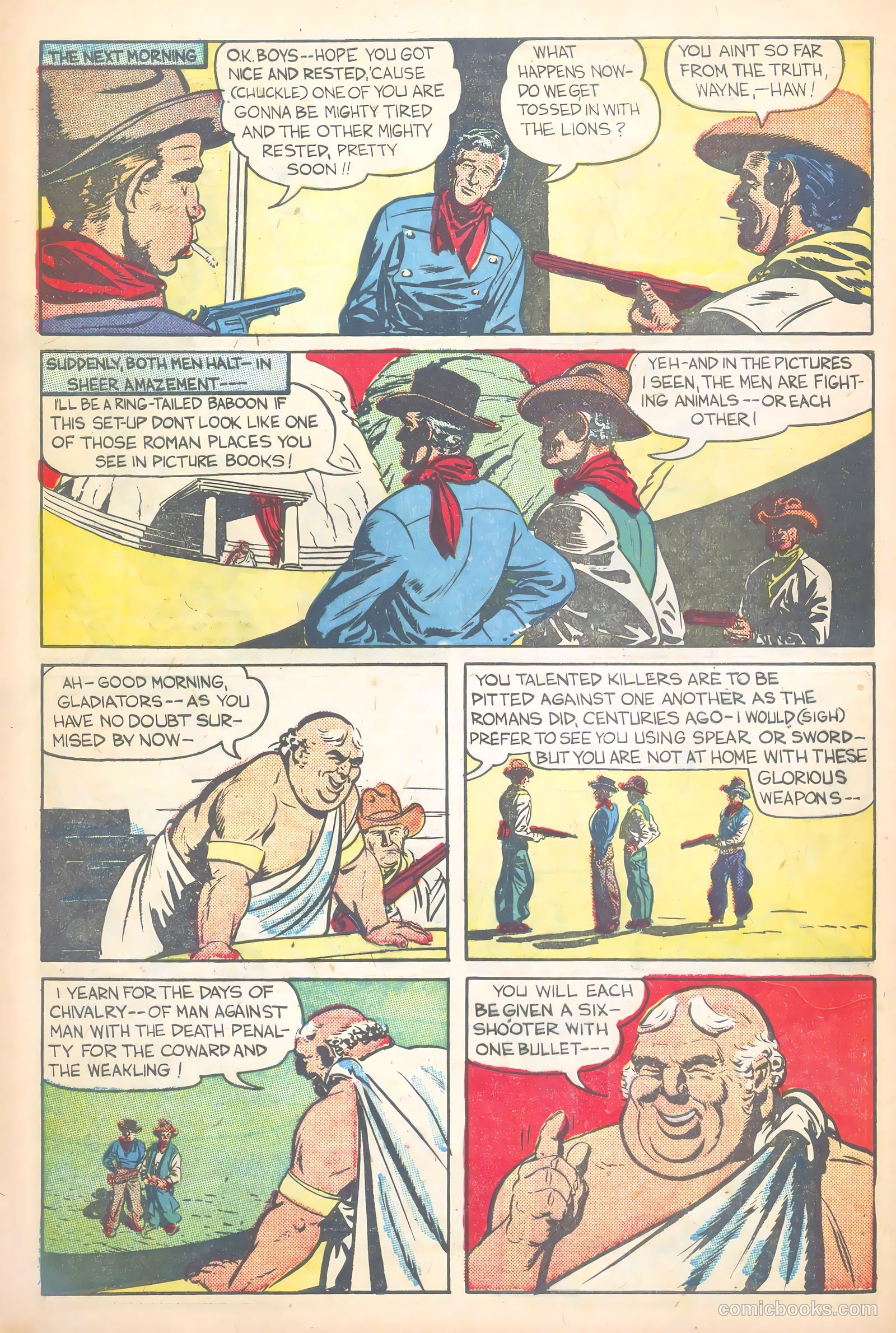 John Wayne Adventure Comics #1 (1949) — page 30 of 36