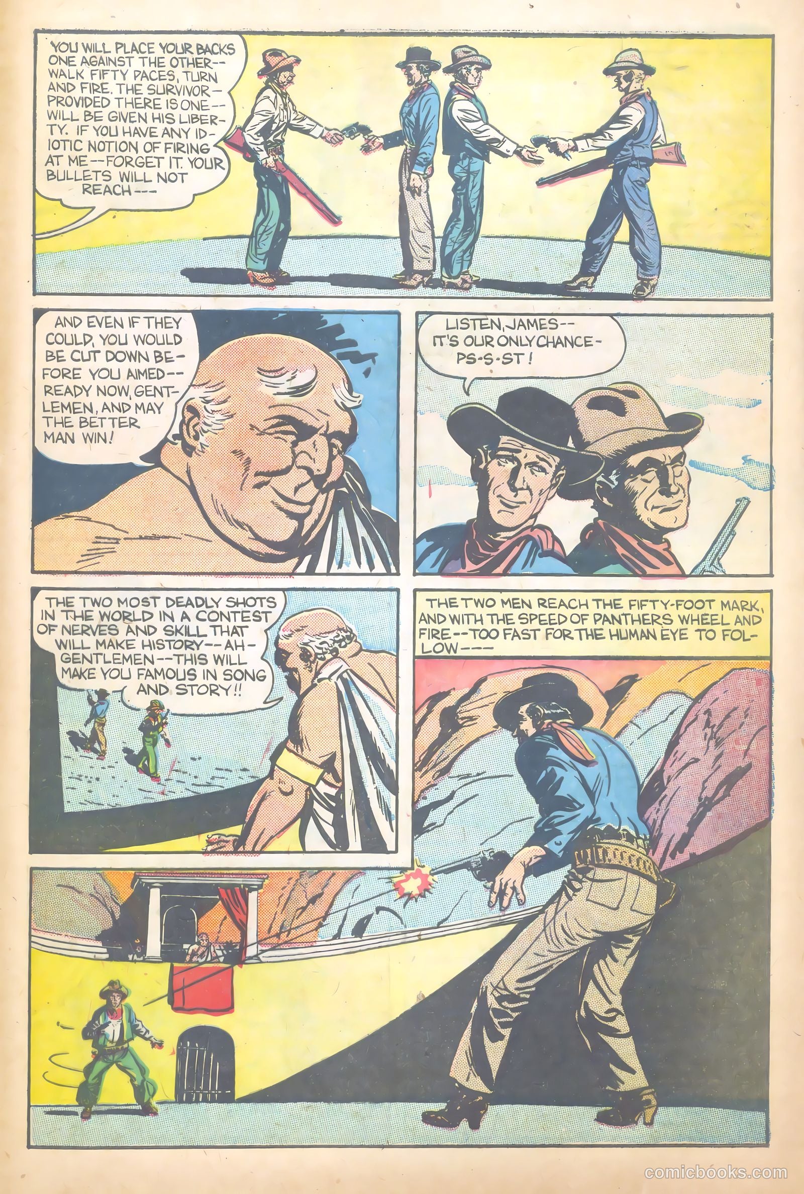 John Wayne Adventure Comics #1 (1949) — page 31 of 36