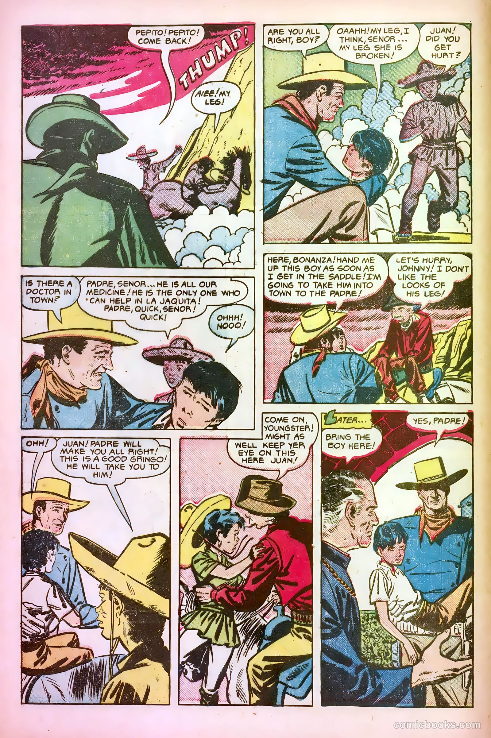John Wayne Adventure Comics #10 (1951) — page 6 of 36
