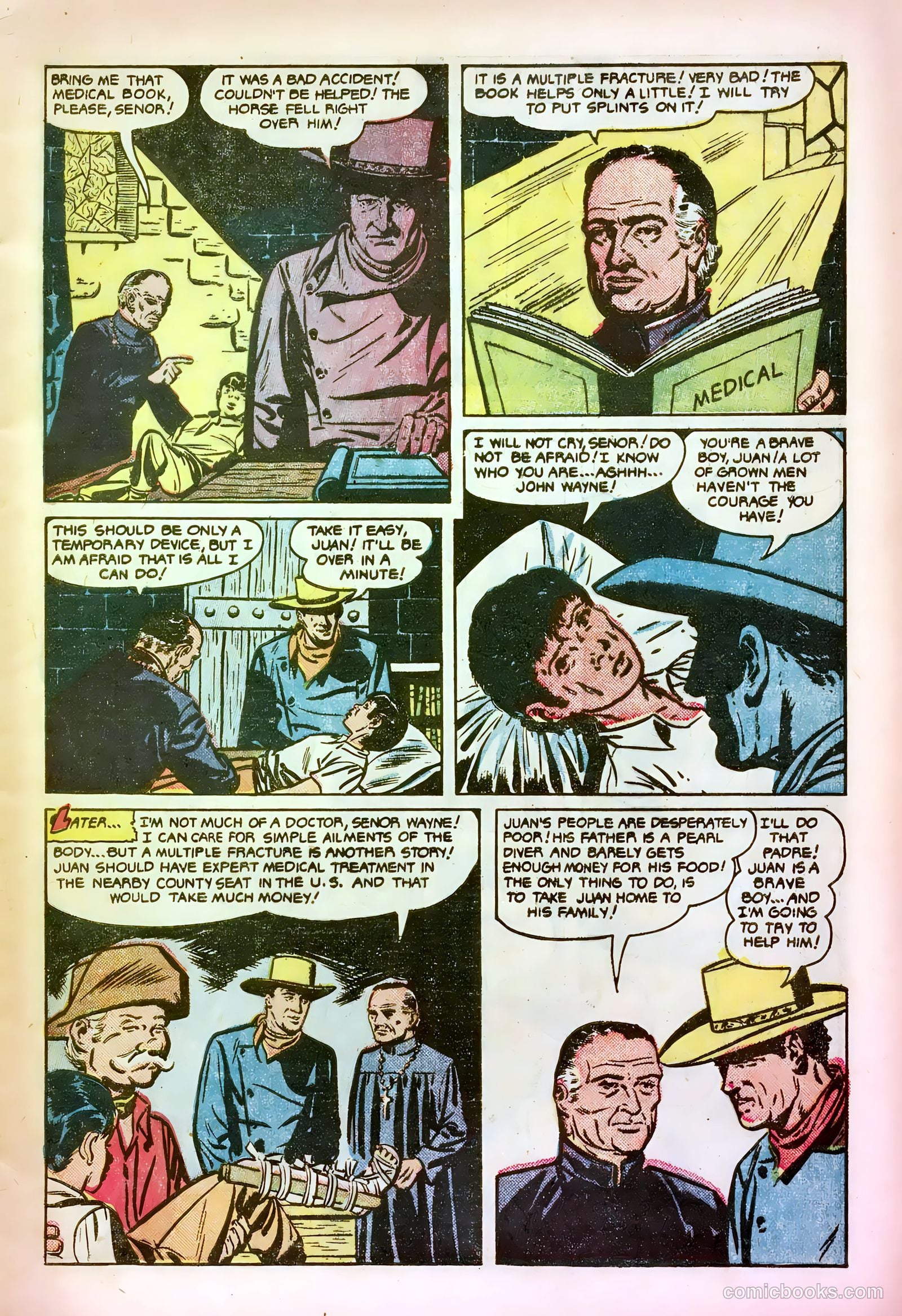 John Wayne Adventure Comics #10 (1951) — page 7 of 36