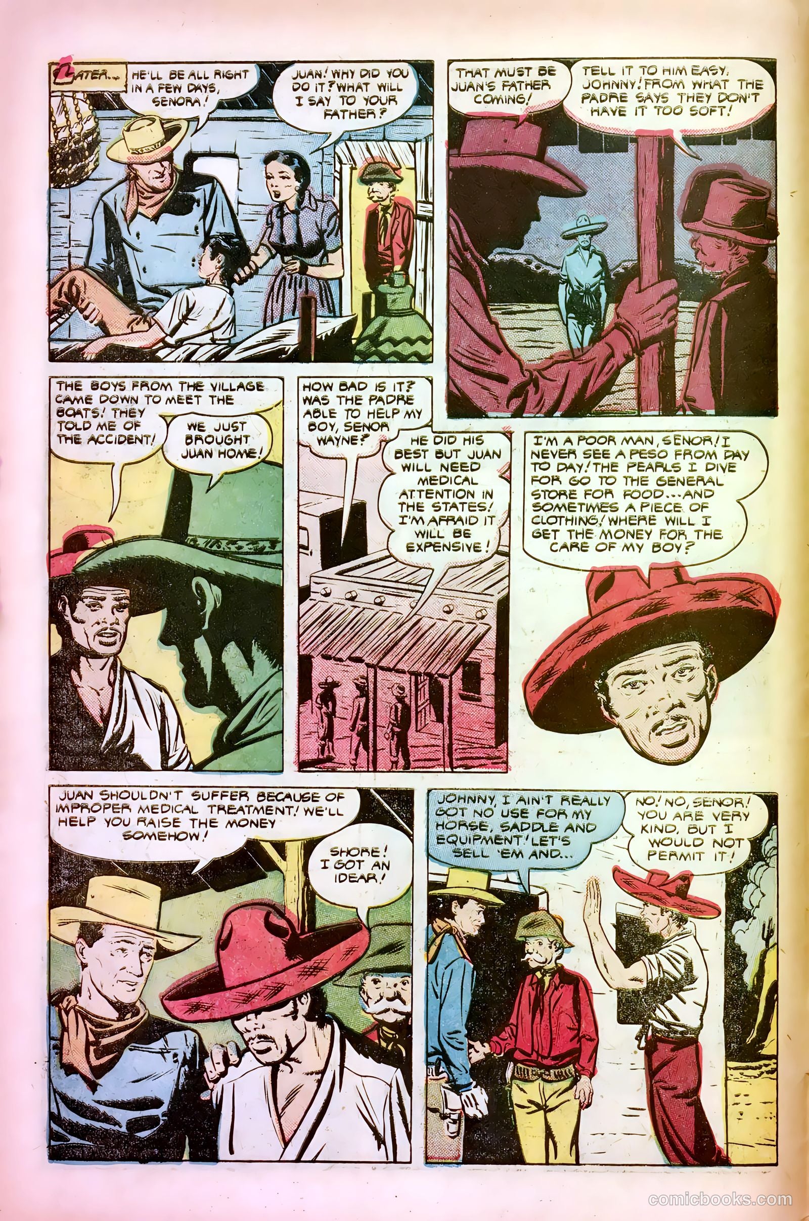 John Wayne Adventure Comics #10 (1951) — page 8 of 36