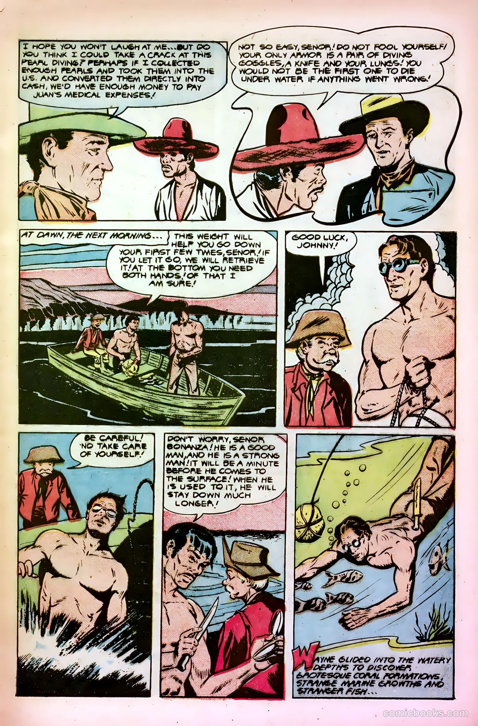 John Wayne Adventure Comics #10 (1951) — page 9 of 36