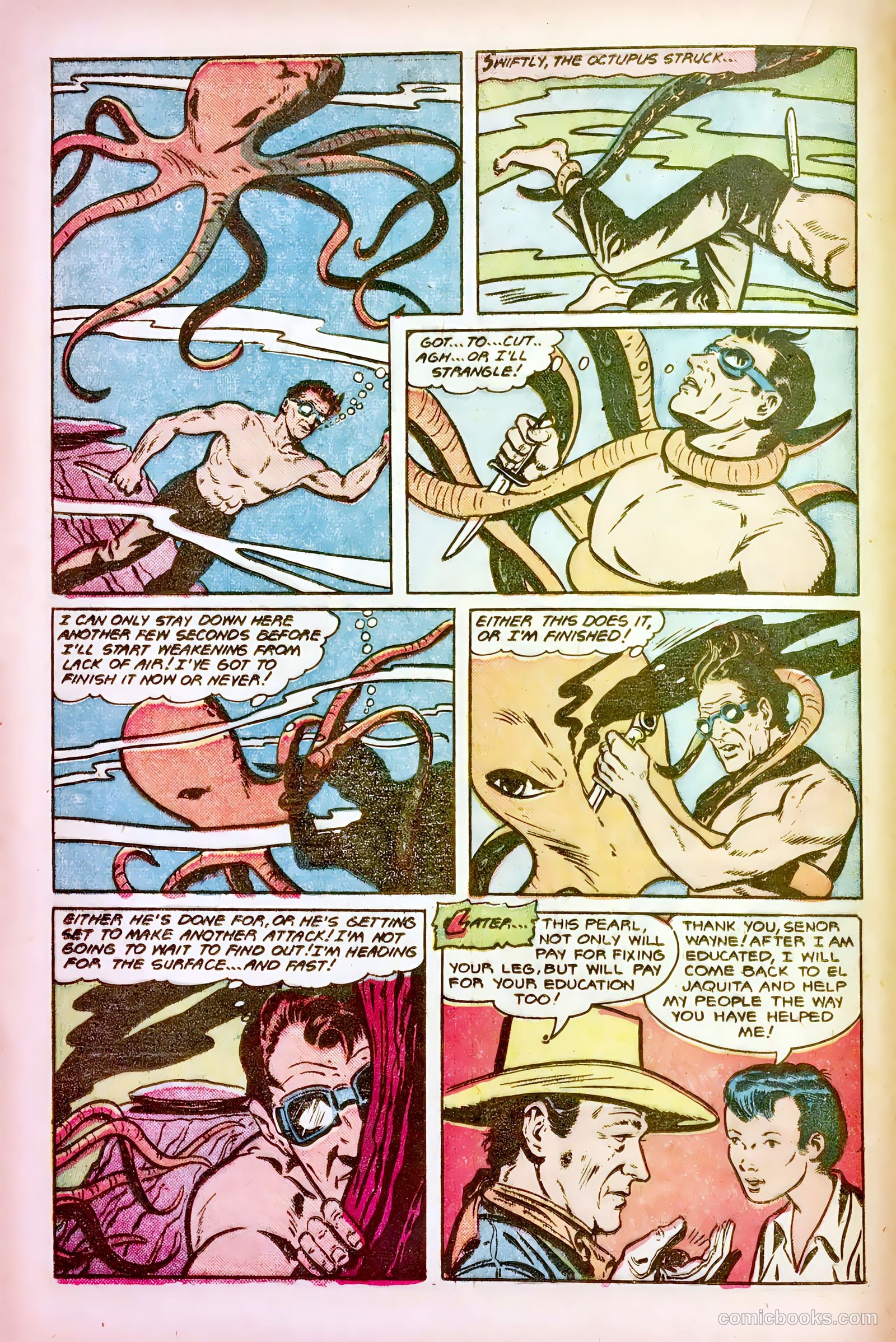 John Wayne Adventure Comics #10 (1951) — page 14 of 36