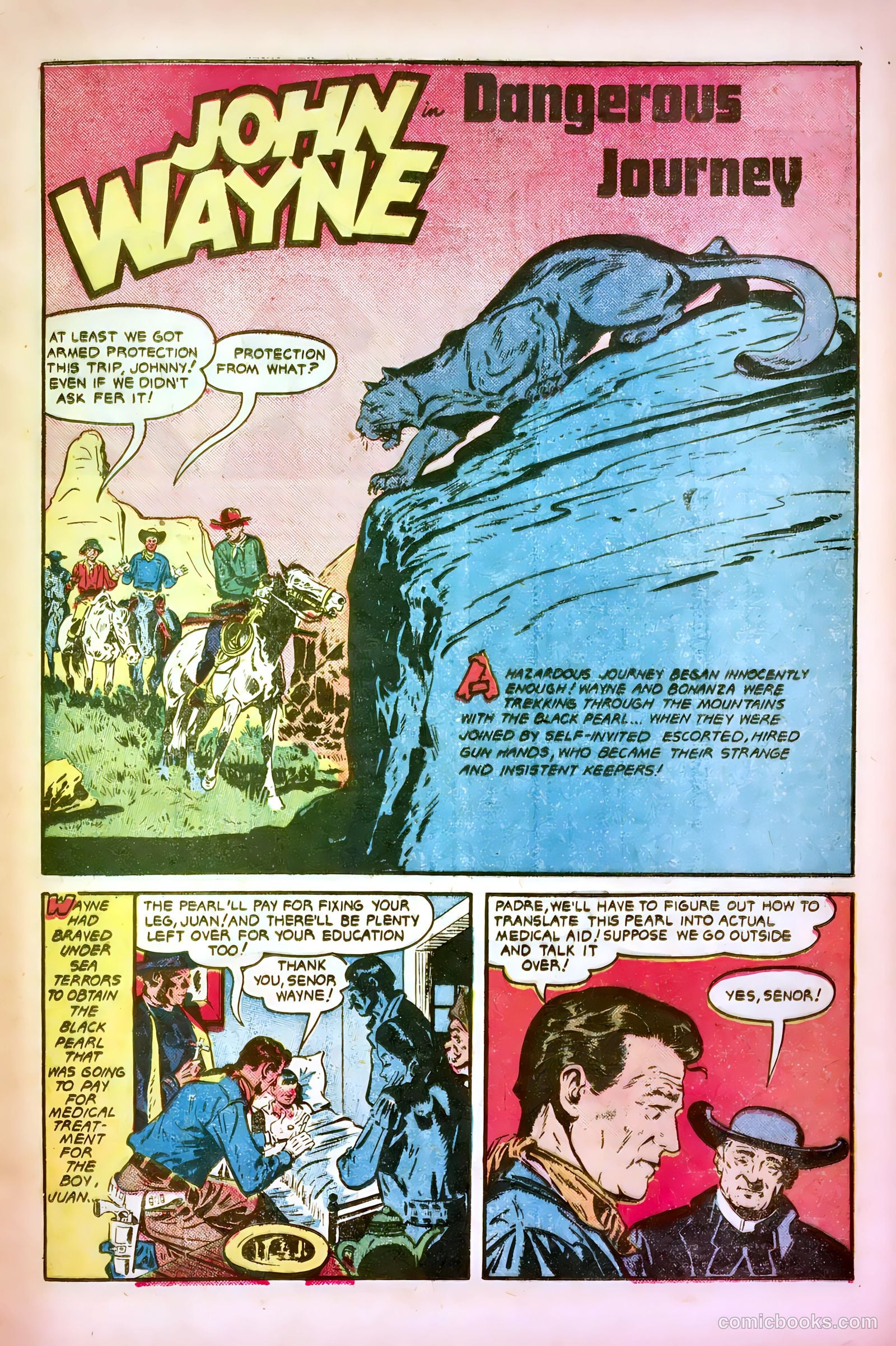 John Wayne Adventure Comics #10 (1951) — page 15 of 36