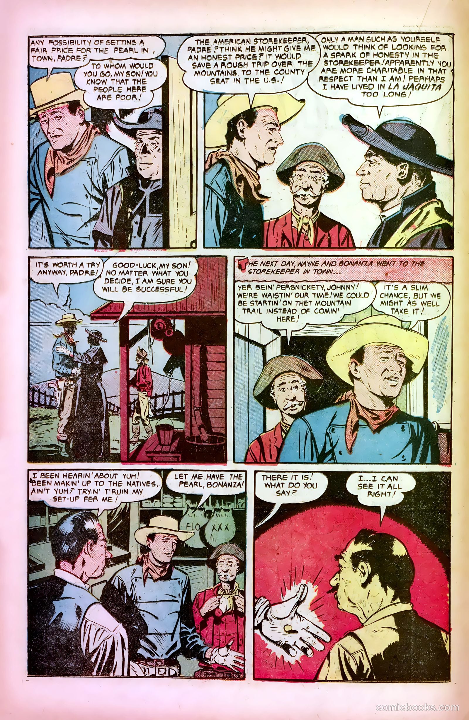 John Wayne Adventure Comics #10 (1951) — page 16 of 36