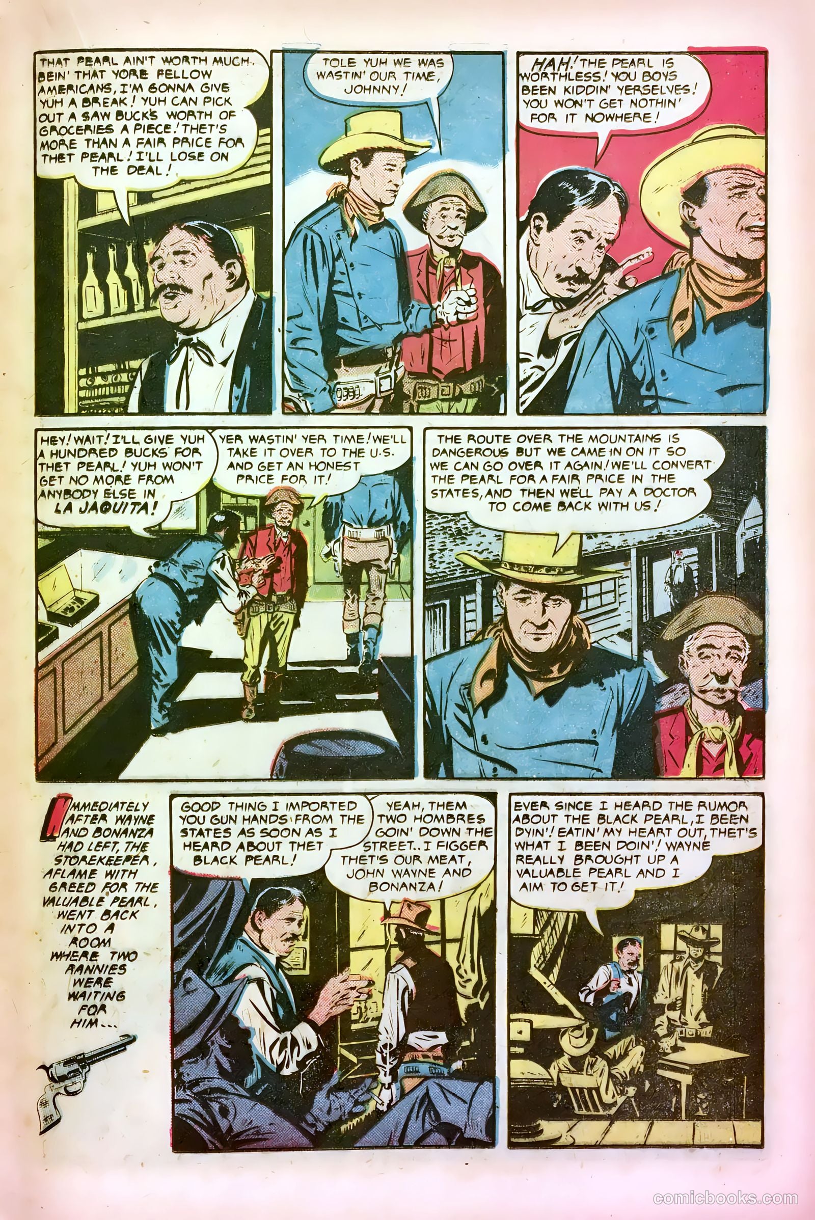 John Wayne Adventure Comics #10 (1951) — page 17 of 36