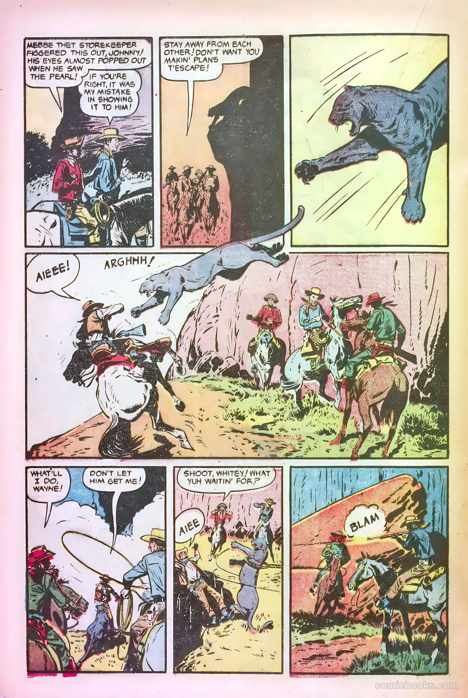 John Wayne Adventure Comics #10 (1951) — page 22 of 36