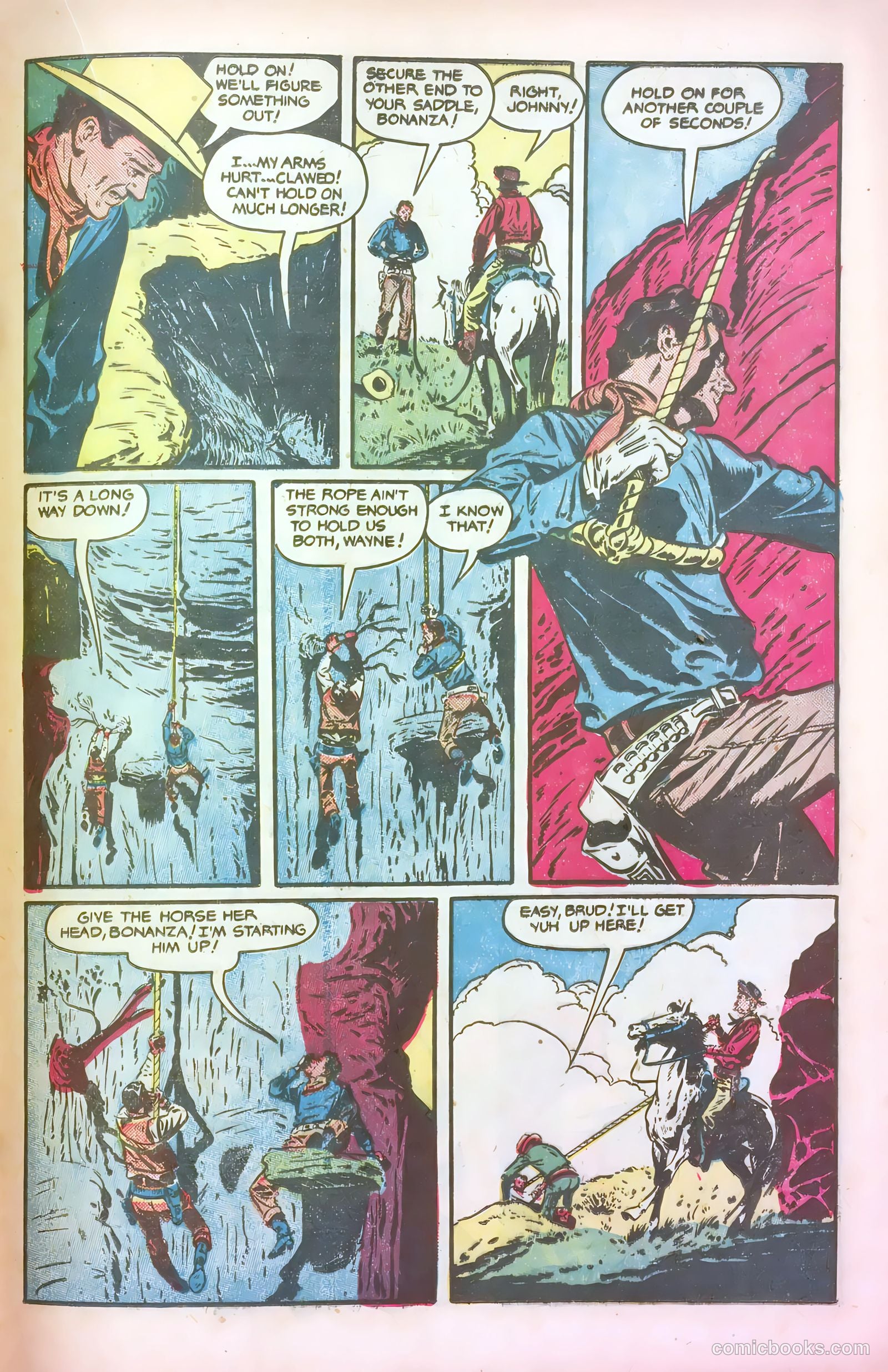 John Wayne Adventure Comics #10 (1951) — page 23 of 36