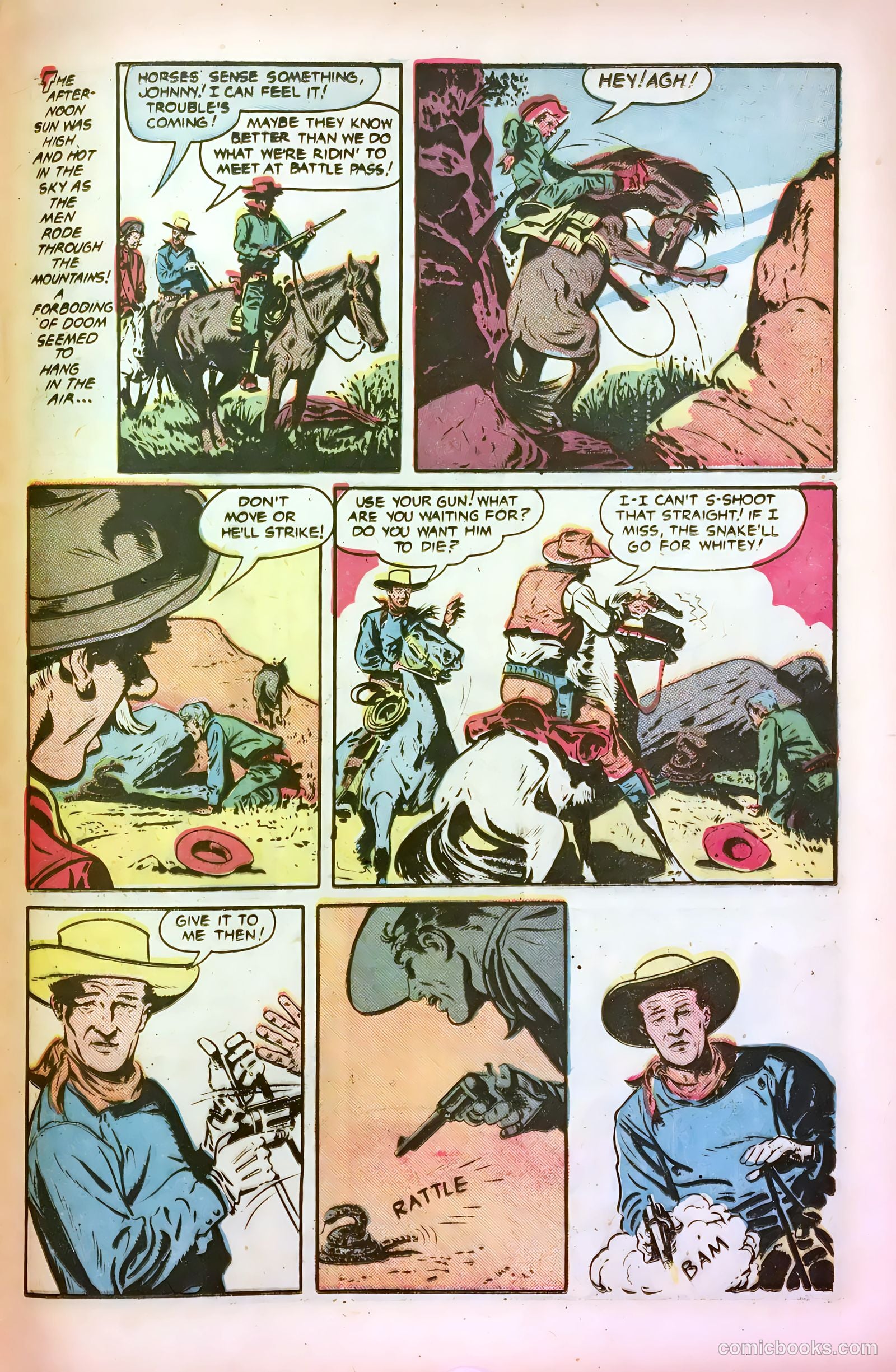 John Wayne Adventure Comics #10 (1951) — page 25 of 36