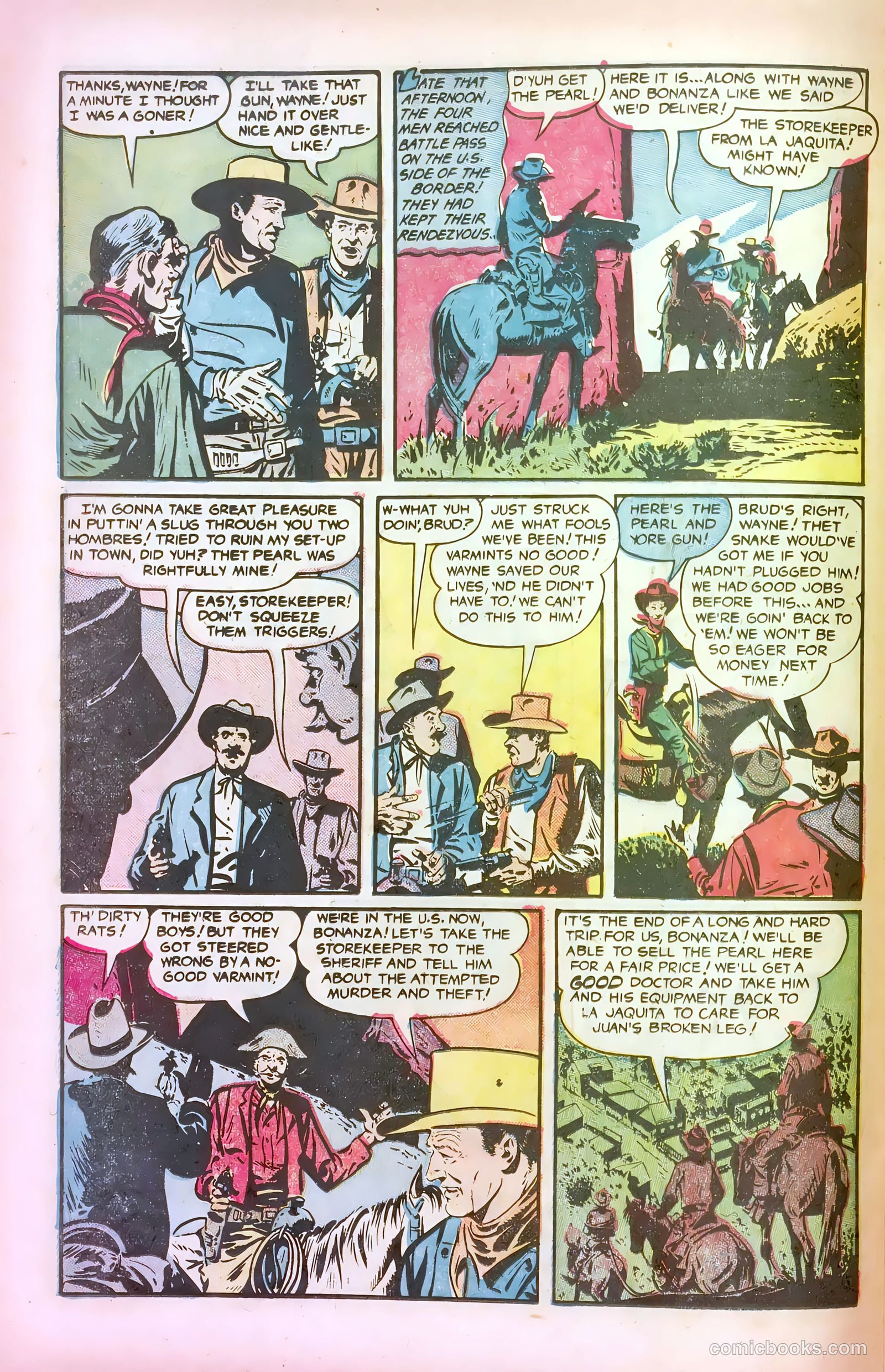 John Wayne Adventure Comics #10 (1951) — page 26 of 36