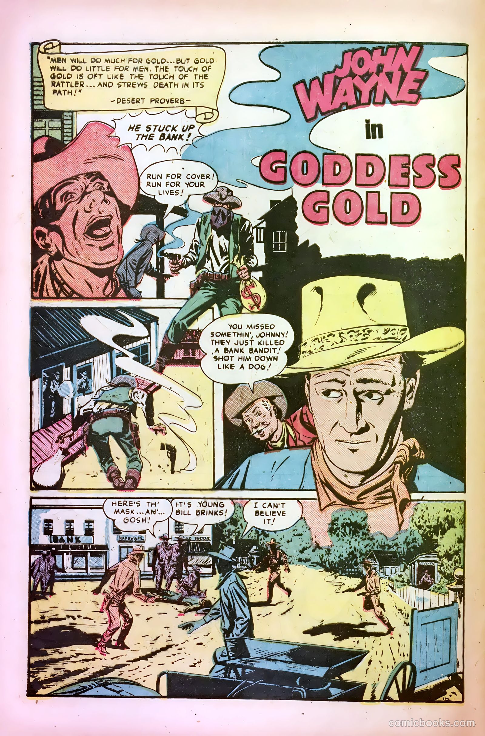 John Wayne Adventure Comics #10 (1951) — page 28 of 36