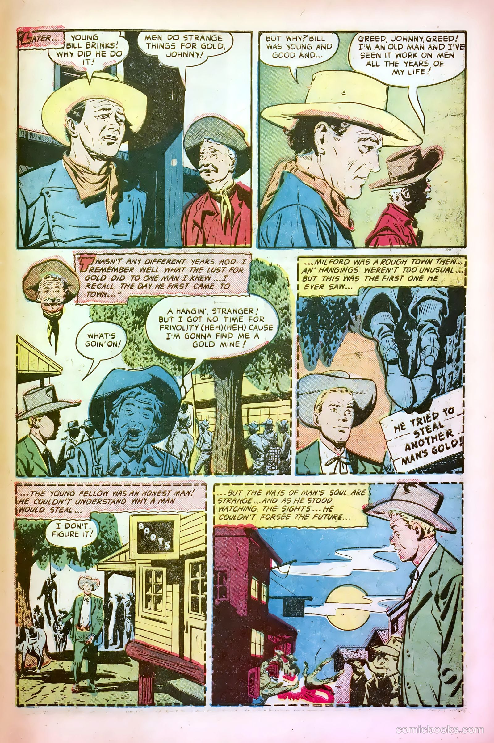 John Wayne Adventure Comics #10 (1951) — page 29 of 36