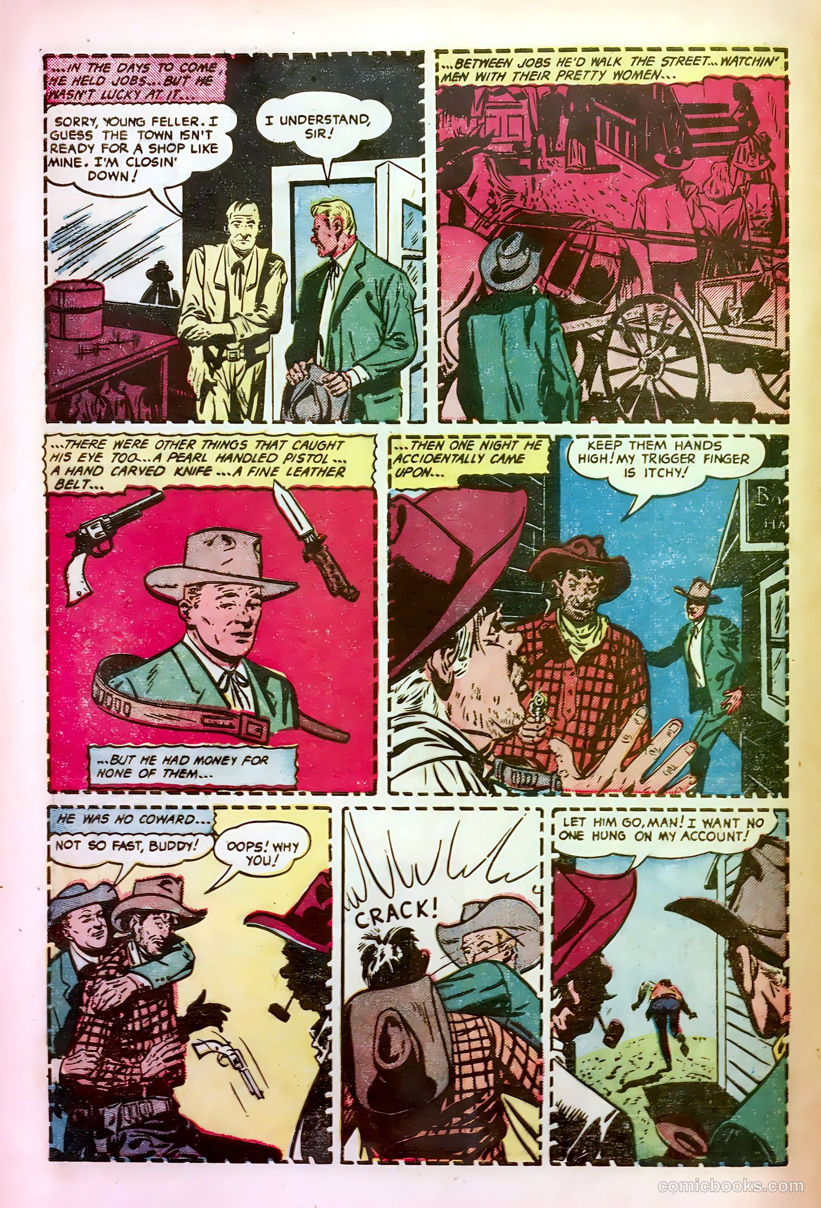 John Wayne Adventure Comics #10 (1951) — page 30 of 36