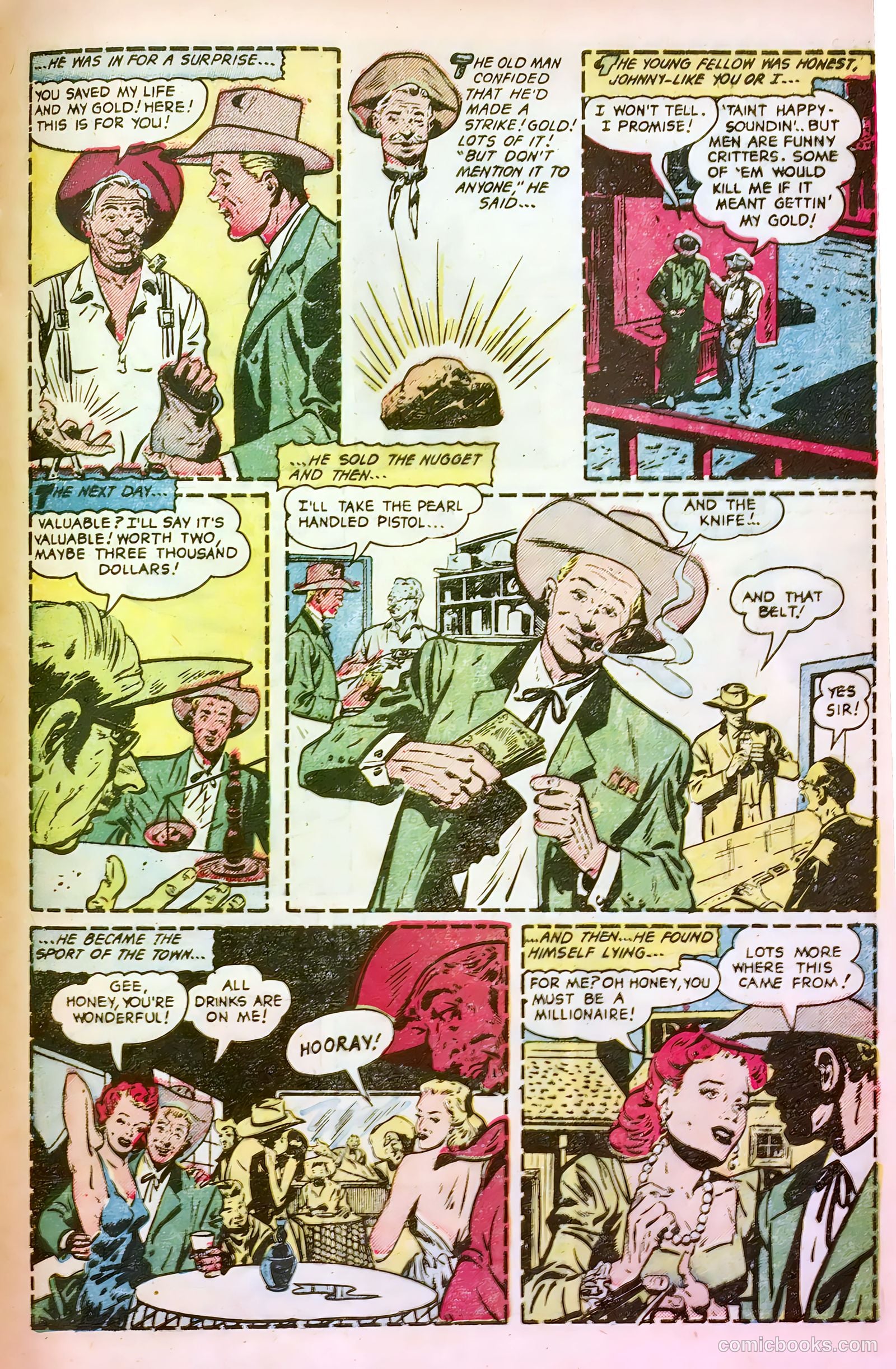 John Wayne Adventure Comics #10 (1951) — page 31 of 36