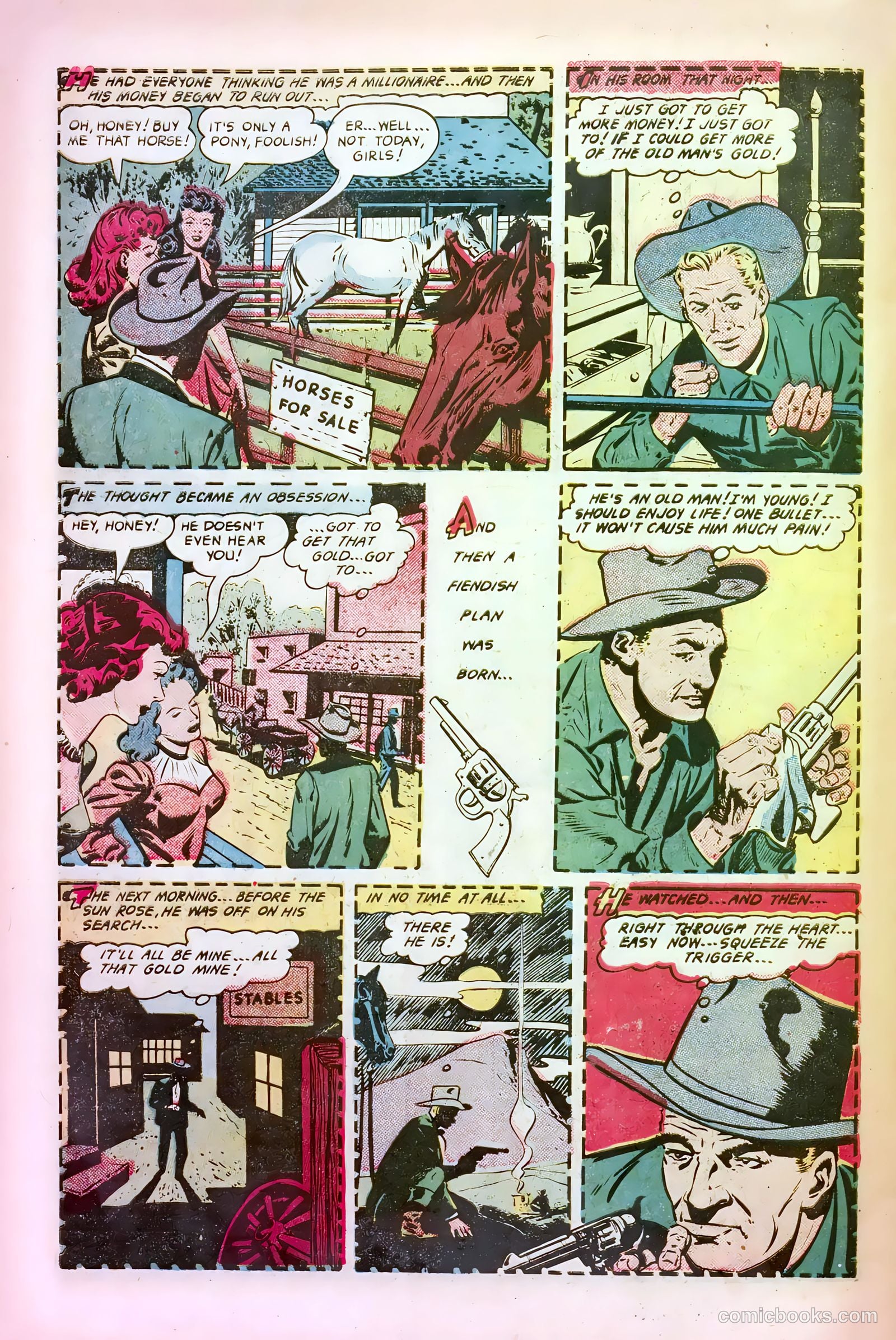 John Wayne Adventure Comics #10 (1951) — page 32 of 36