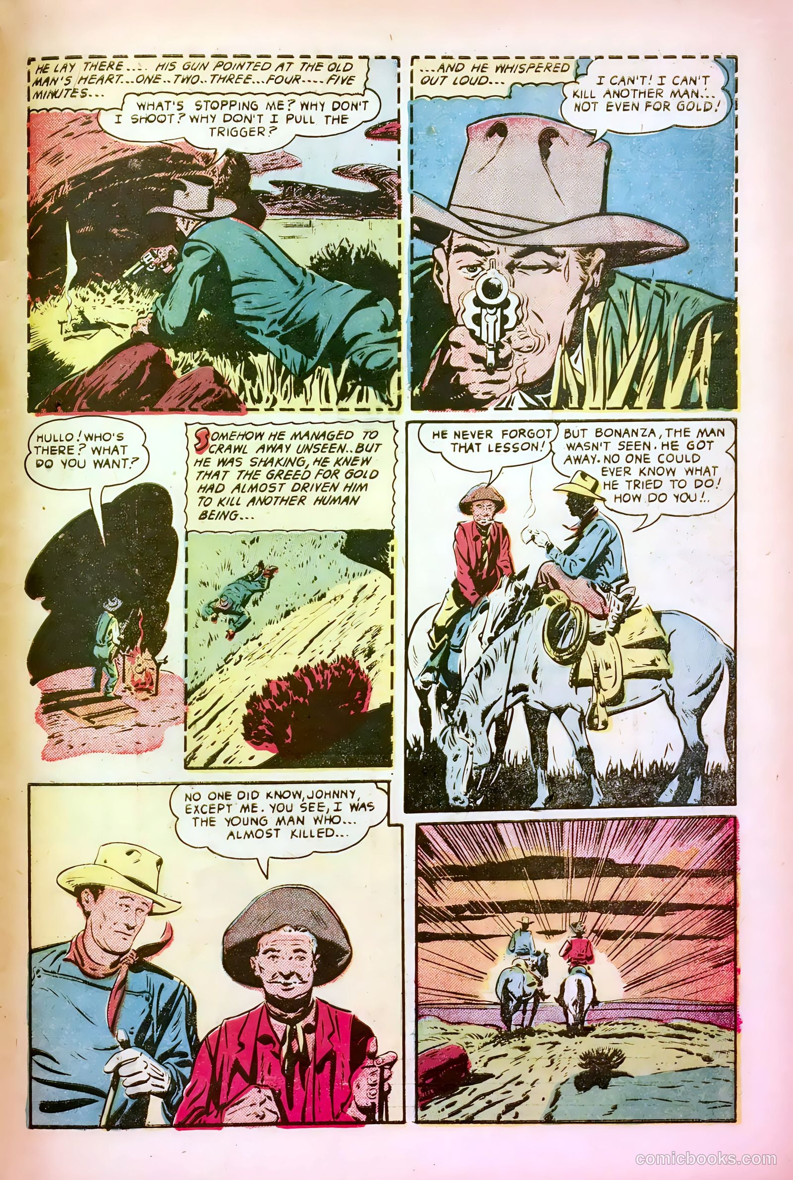 John Wayne Adventure Comics #10 (1951) — page 33 of 36
