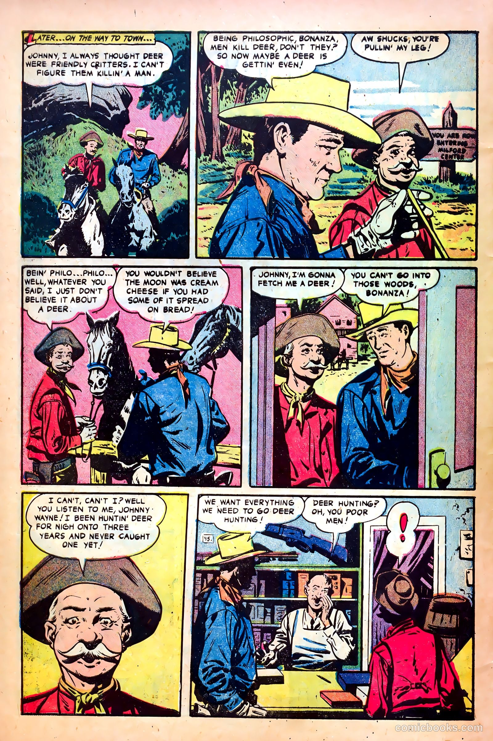 John Wayne Adventure Comics #11 (1951) — page 4 of 36